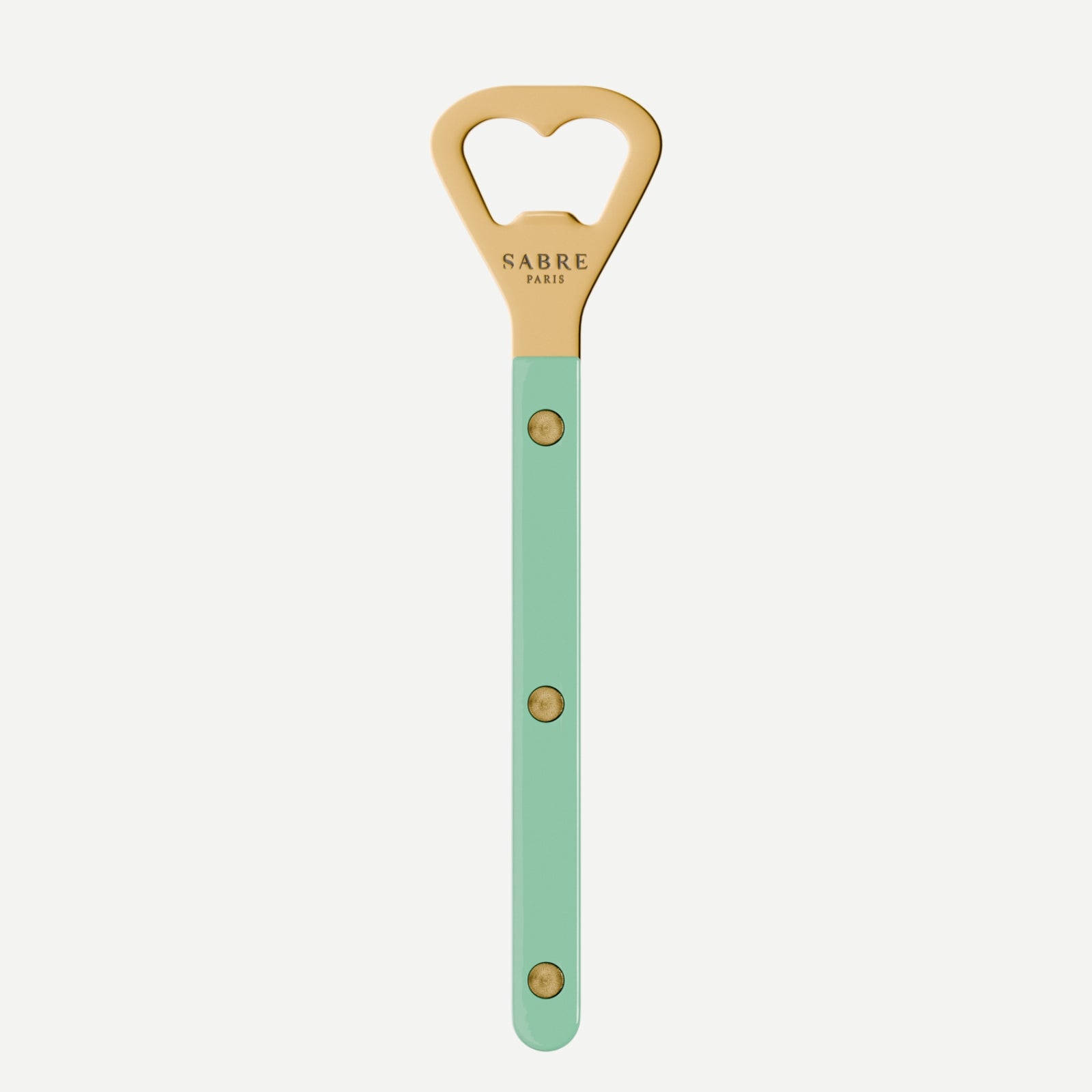 Bistrot Gold Solid, Pastel green - Bottle opener