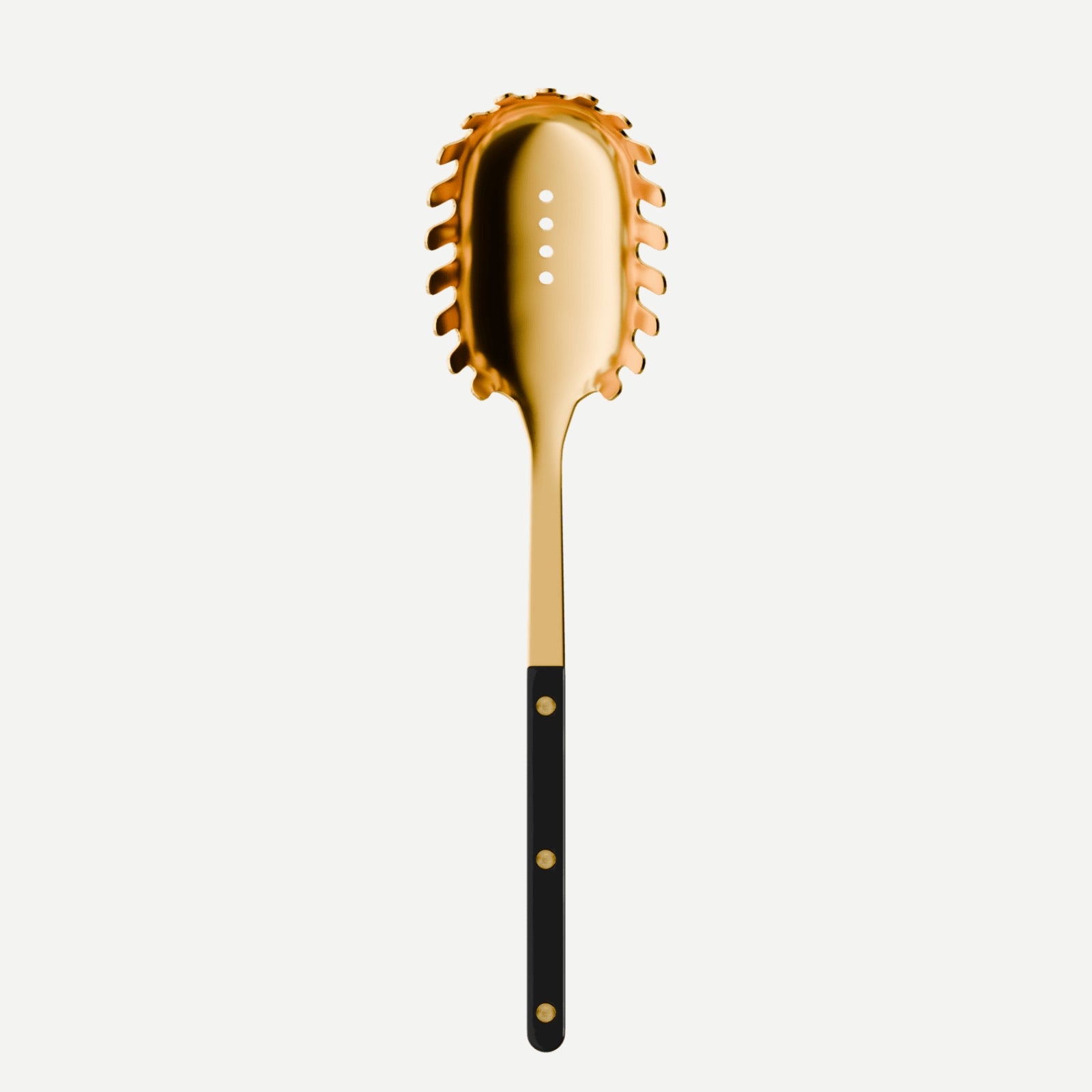 Bistrot Gold Solid, Black - Spaghetti spoon