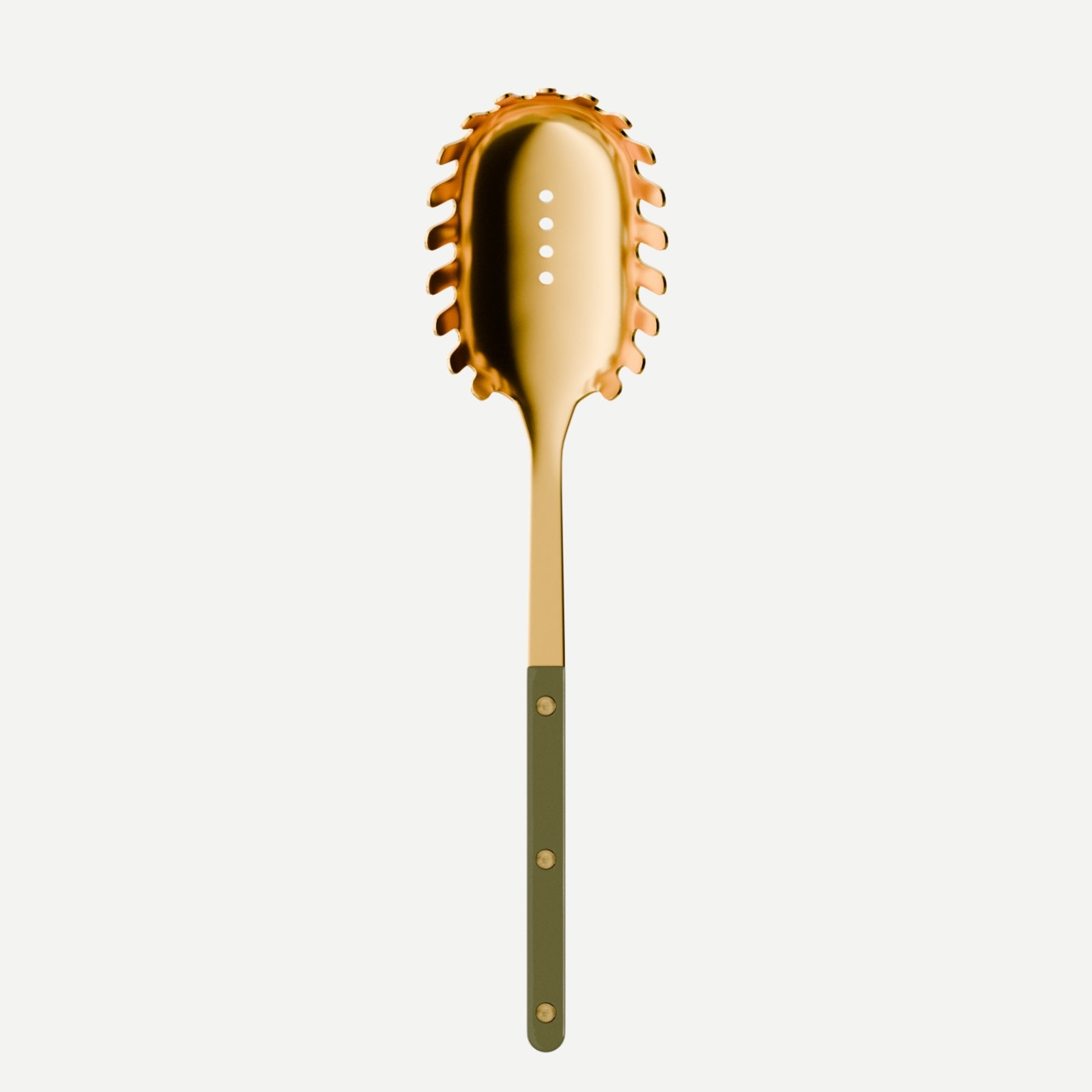 Bistrot Gold Solid, Green fern - Spaghetti spoon