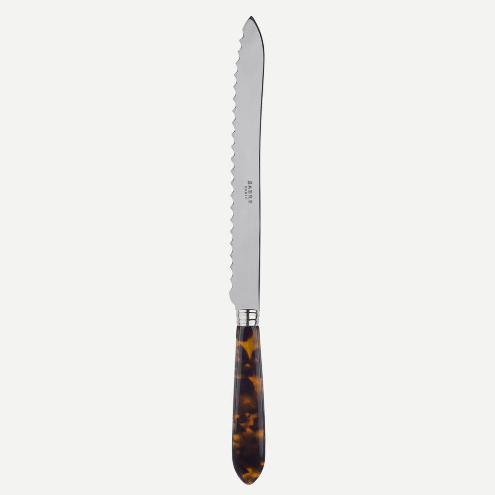 Sabre Bread Knife - Tortoise, Faux Tortoise