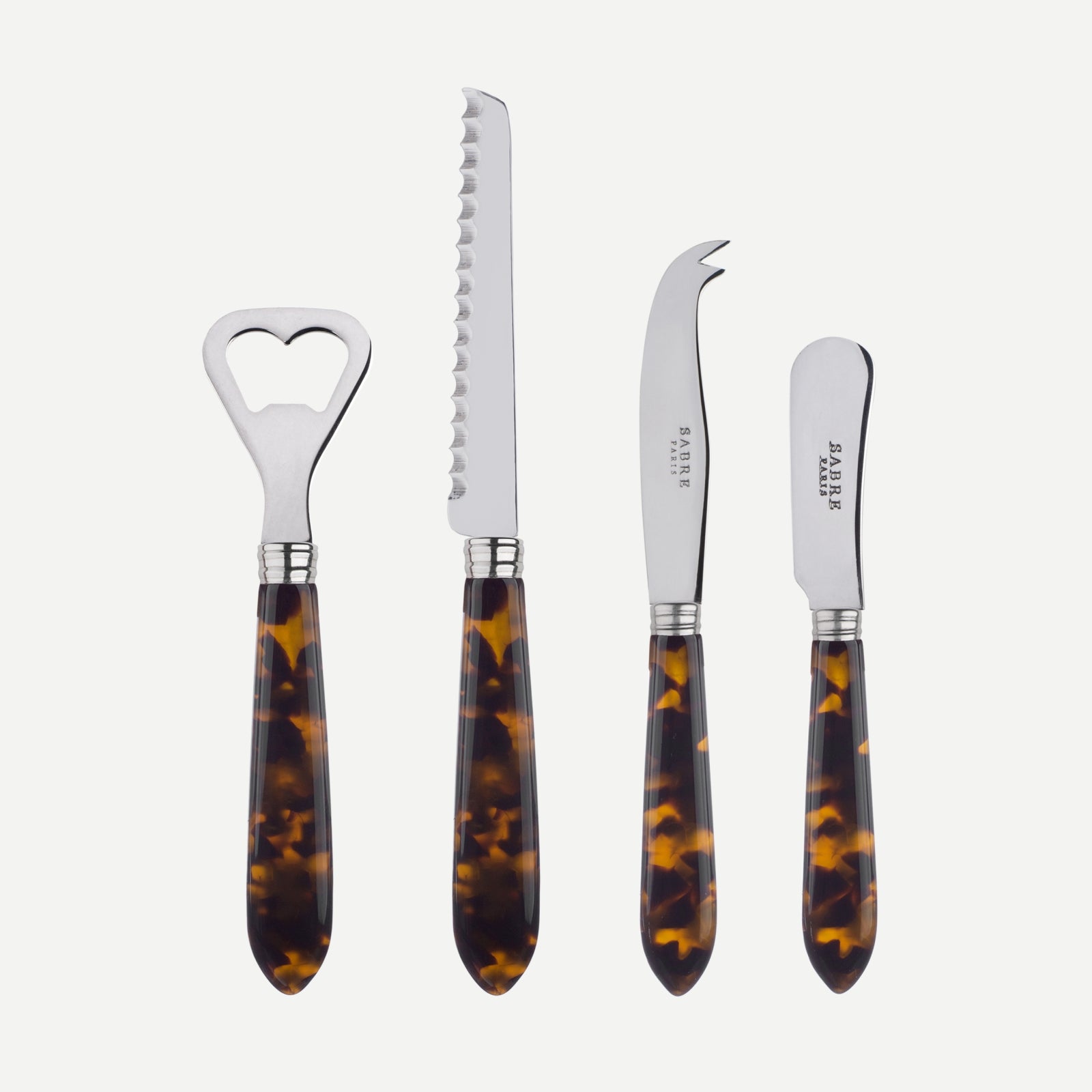 Tortoise, Faux Tortoise - Aperitif set