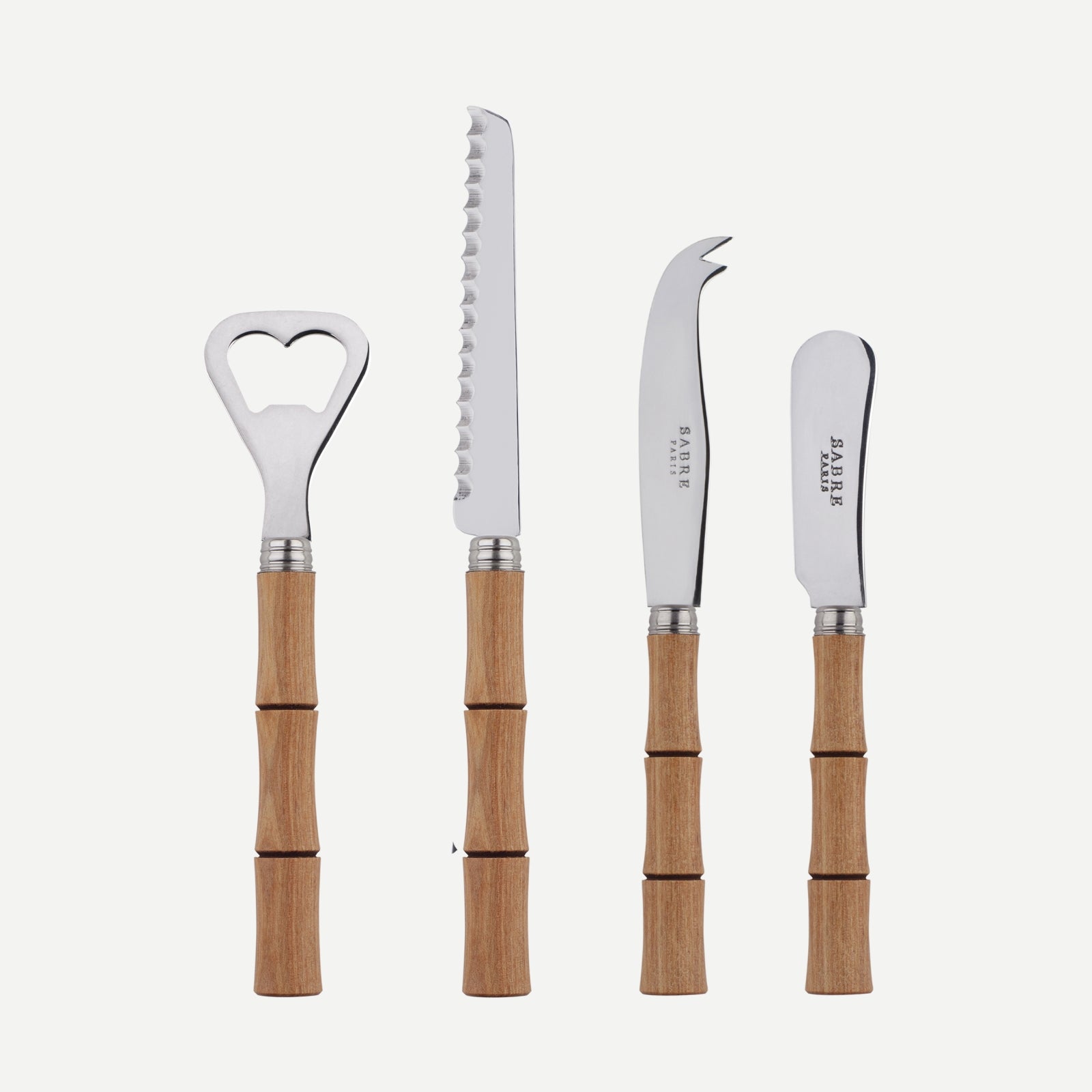 Bamboo, Light press wood - Aperitif set