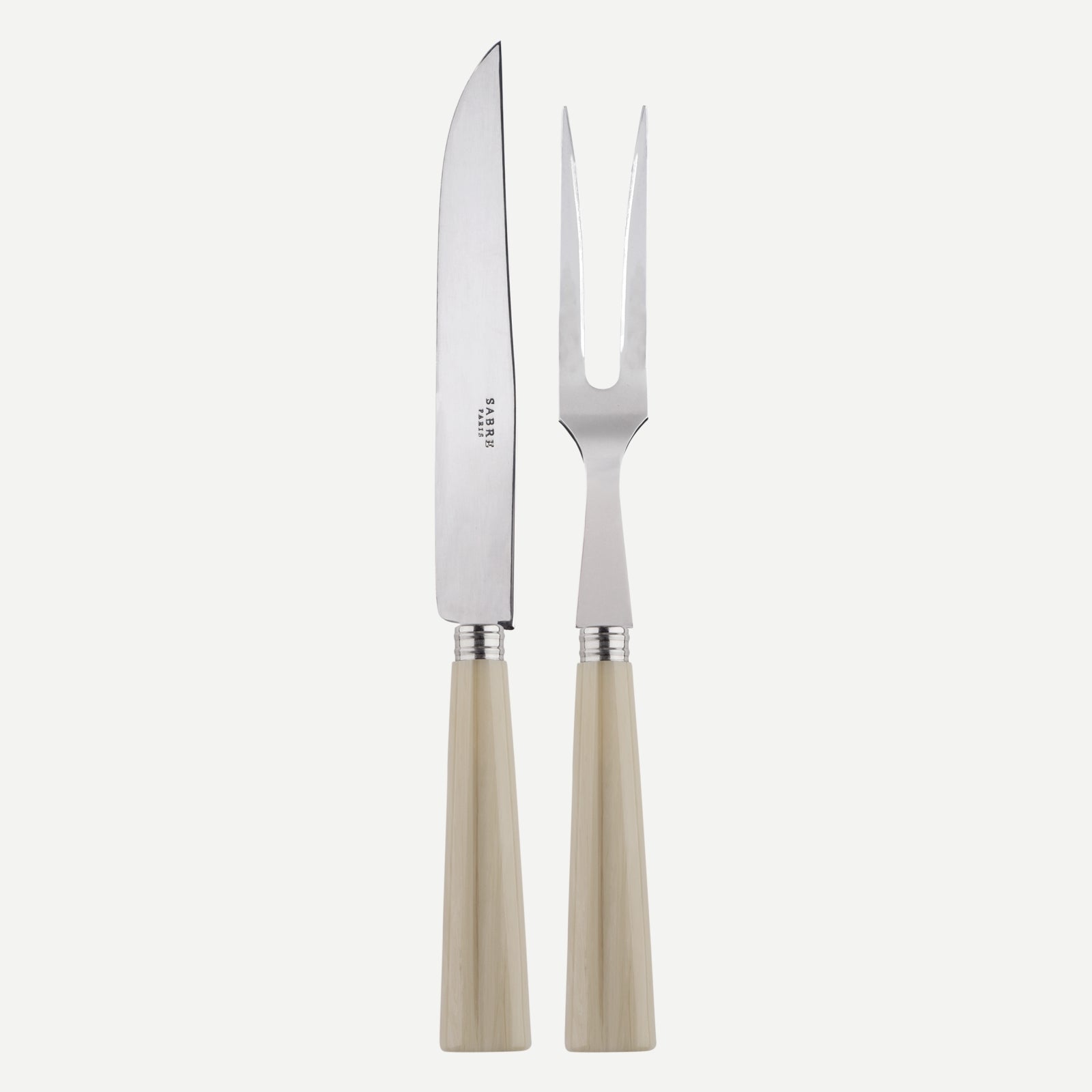 Carving set in Nature, Faux Horn