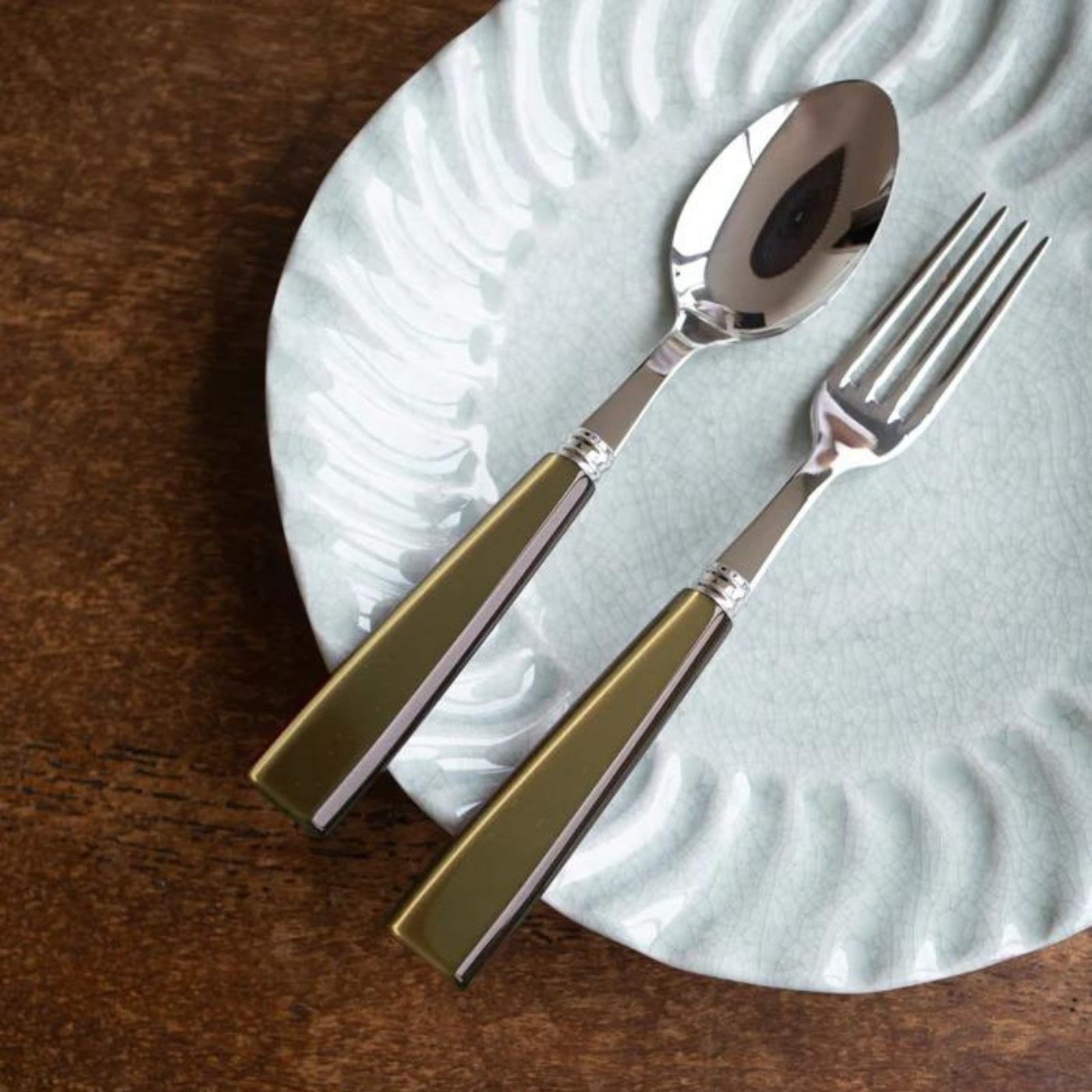 Icône, Olive - 4 pieces cutlery set
