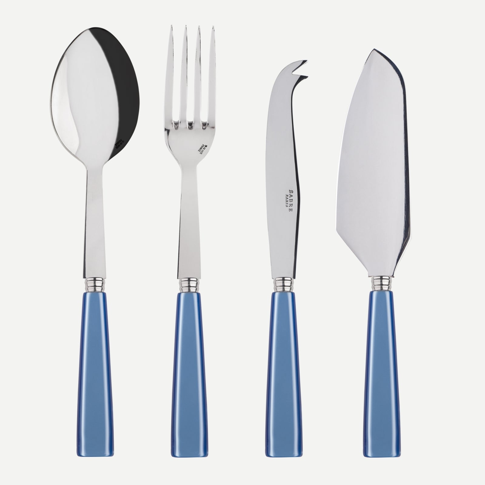 Set of 4 must-have serving pieces, Icône, Light blue