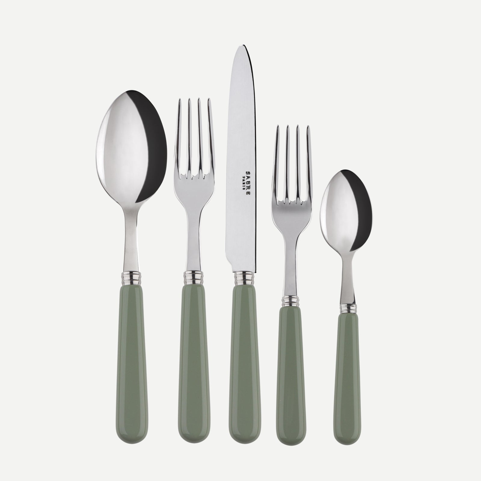 Sabre Paris 5 Pieces Cutlery Set, Pop Unis Asparagus