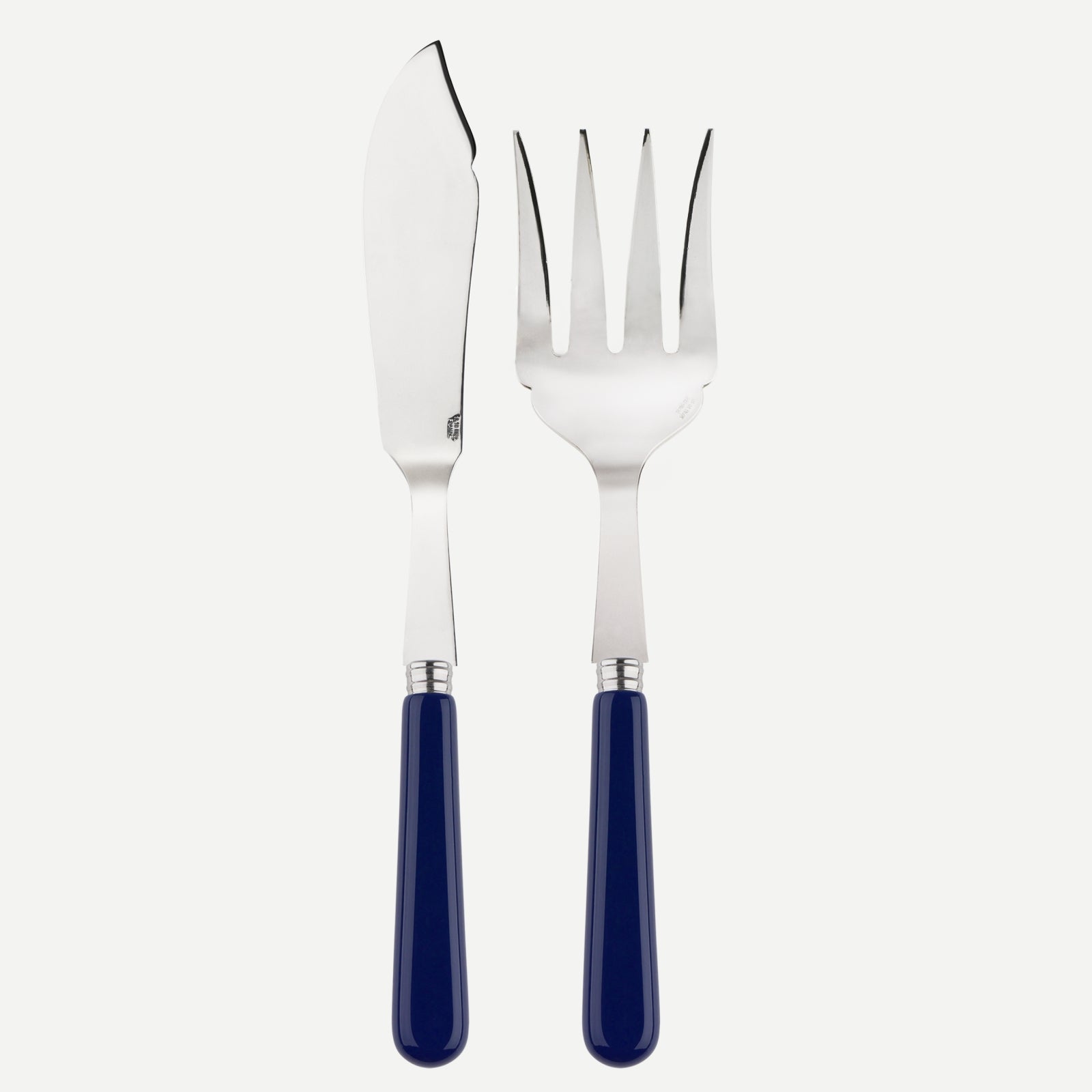 Sabre Fish Serving Set, Pop unis, Navy blue