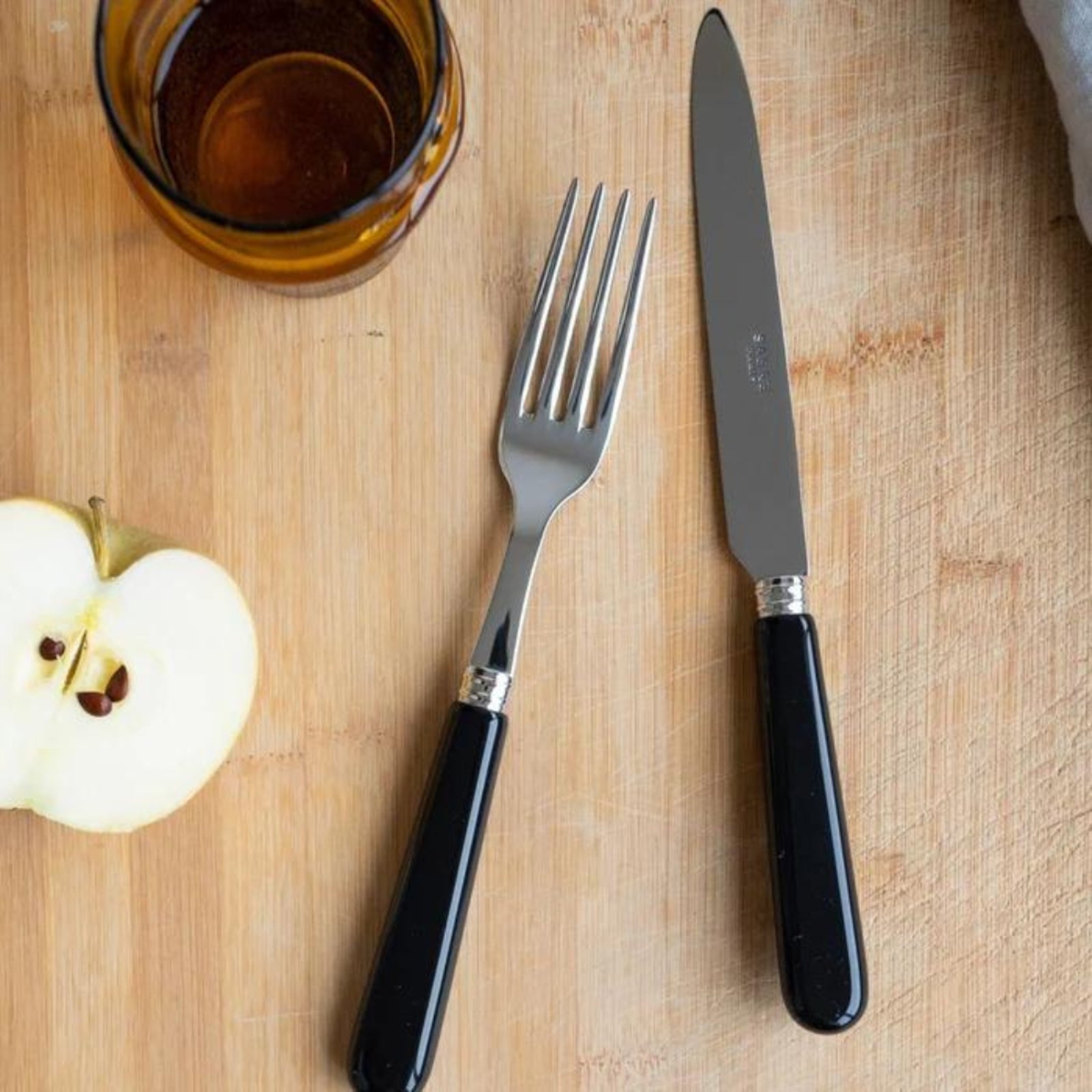 Pop unis, Black - 4 pieces cutlery set