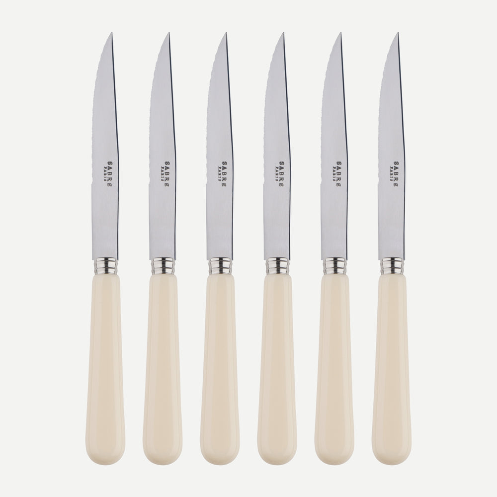 Set of 6 steak knives