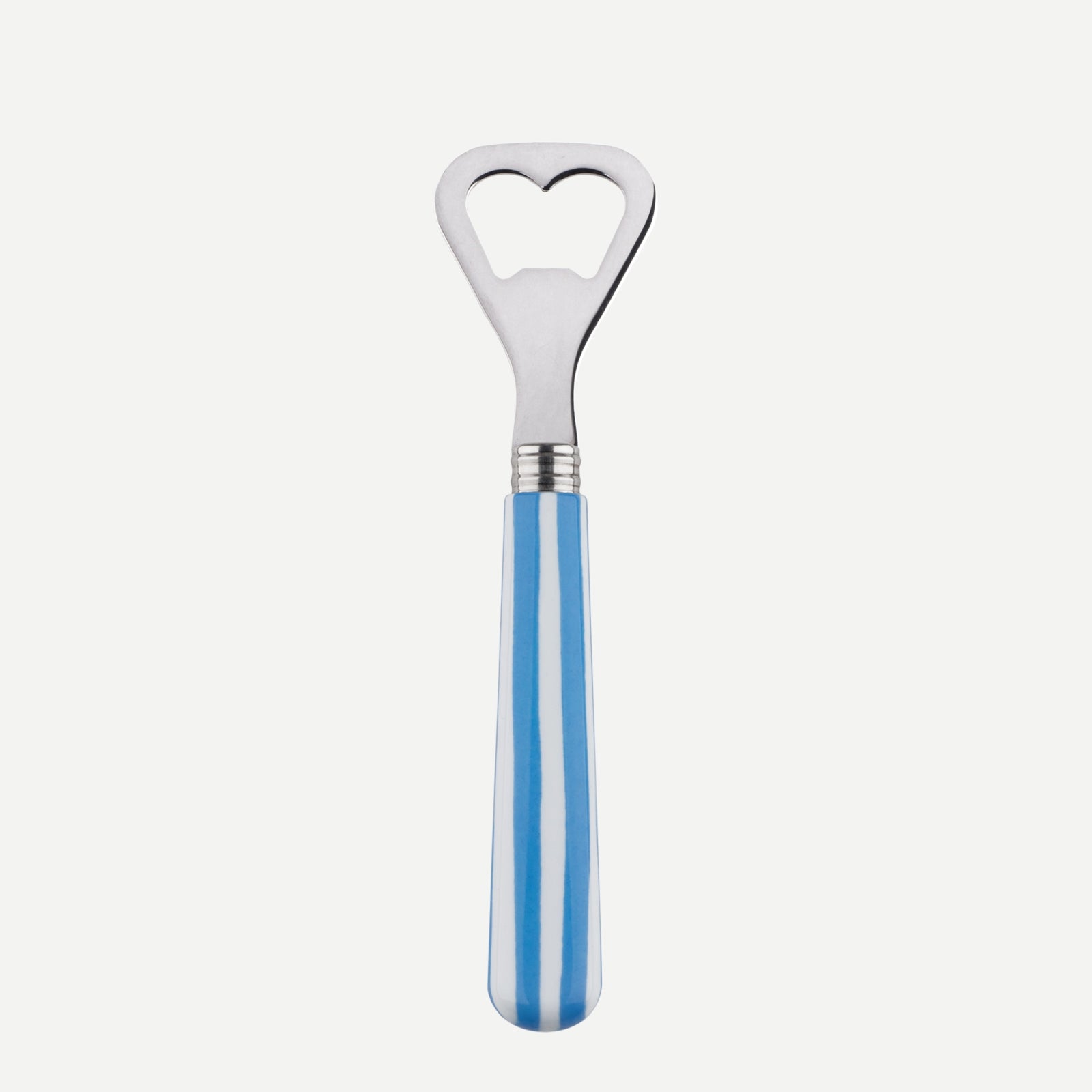 Sabre Bottle Opener - White Stripe, Light blue
