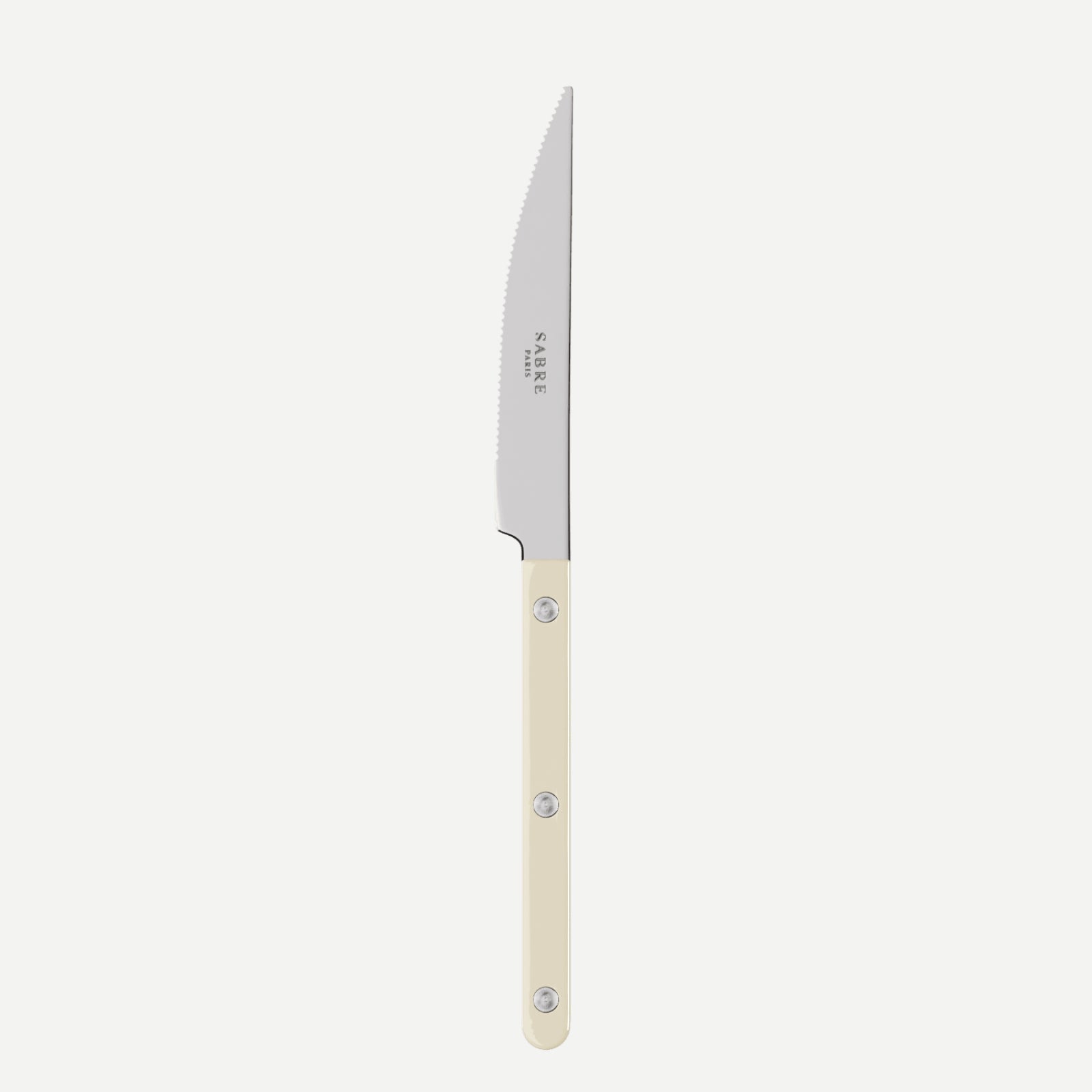 Dinner Knife - Bistrot Solid, Ivory, Shiny