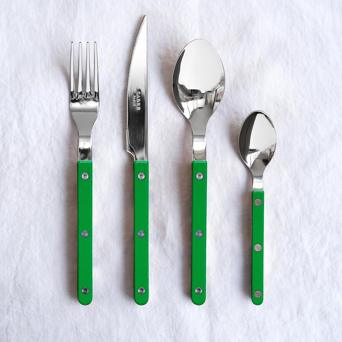 Bistrot Vintage Pearly, Vert jardin - Fourchette de service main image 1