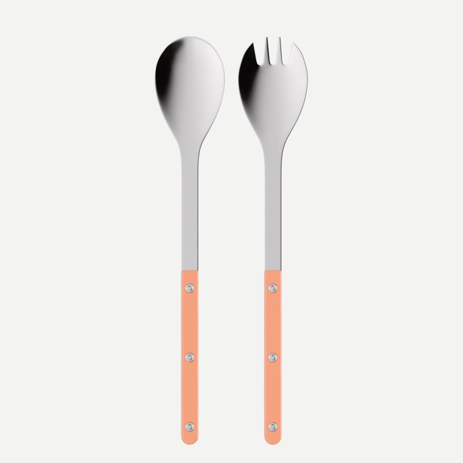Bistrot Solid, Nude Pink - Salad cutlery set