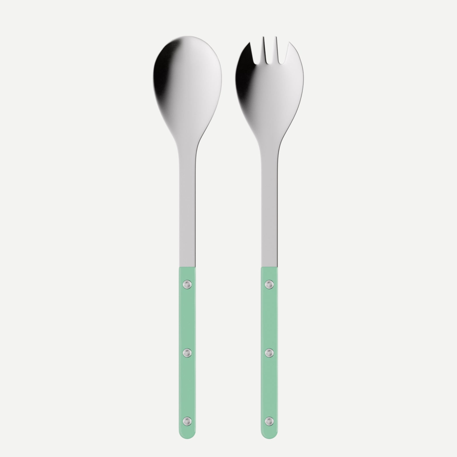 Bistrot Solid, Pastel green - Salad cutlery set