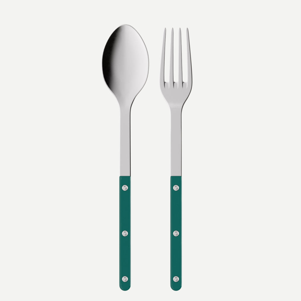 Sabre Paris serving set in aquamarine