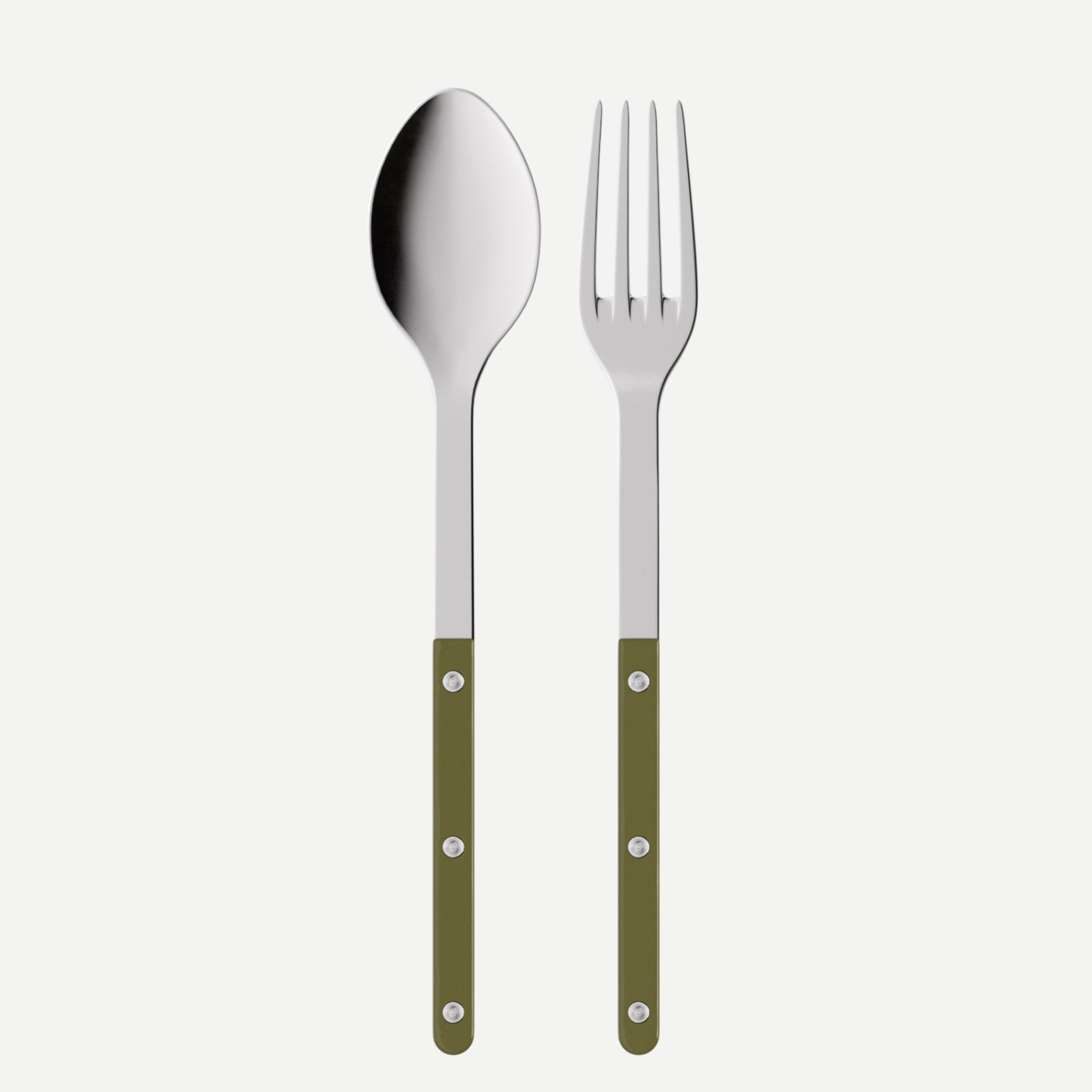 Bistrot Solid Serving Set, Green fern