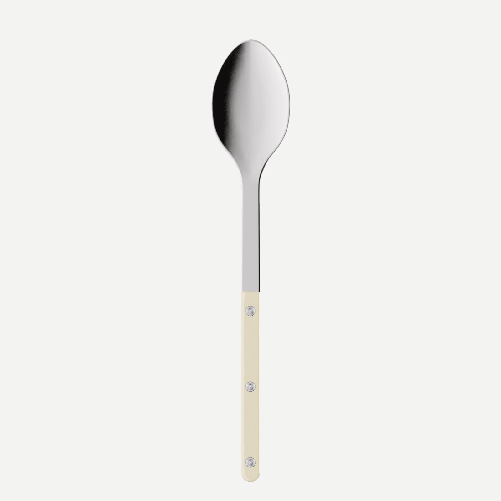 Serving Spoon - Bistrot Solid, Ivory, Shiny