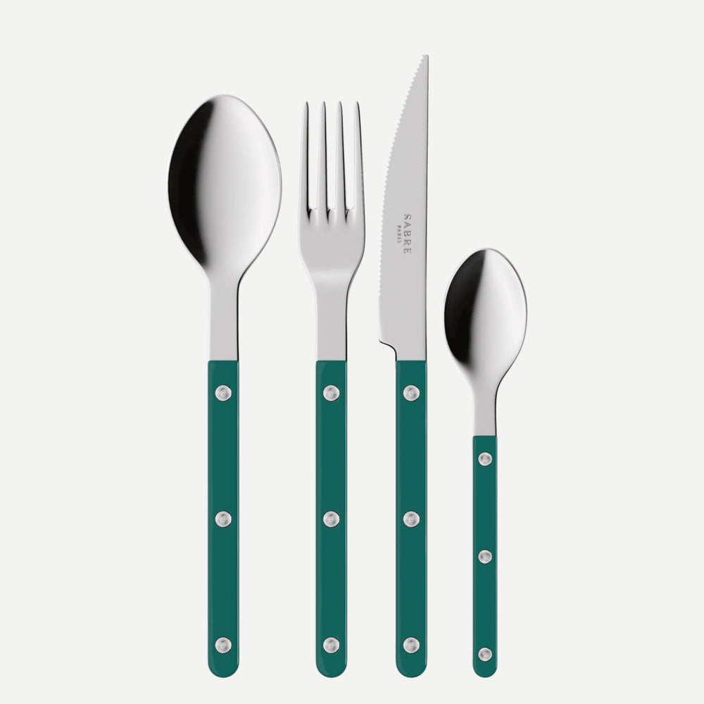 Sabre Paris 4 pieces cutlery set in aquamarine
