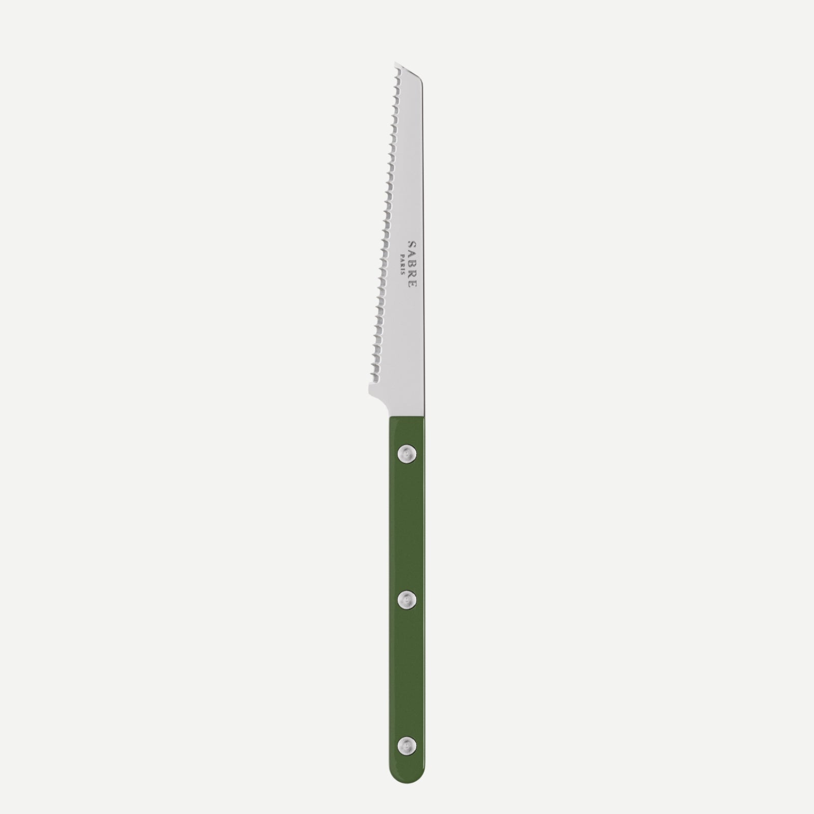 Sabre bistrot tomato knife in shiny green