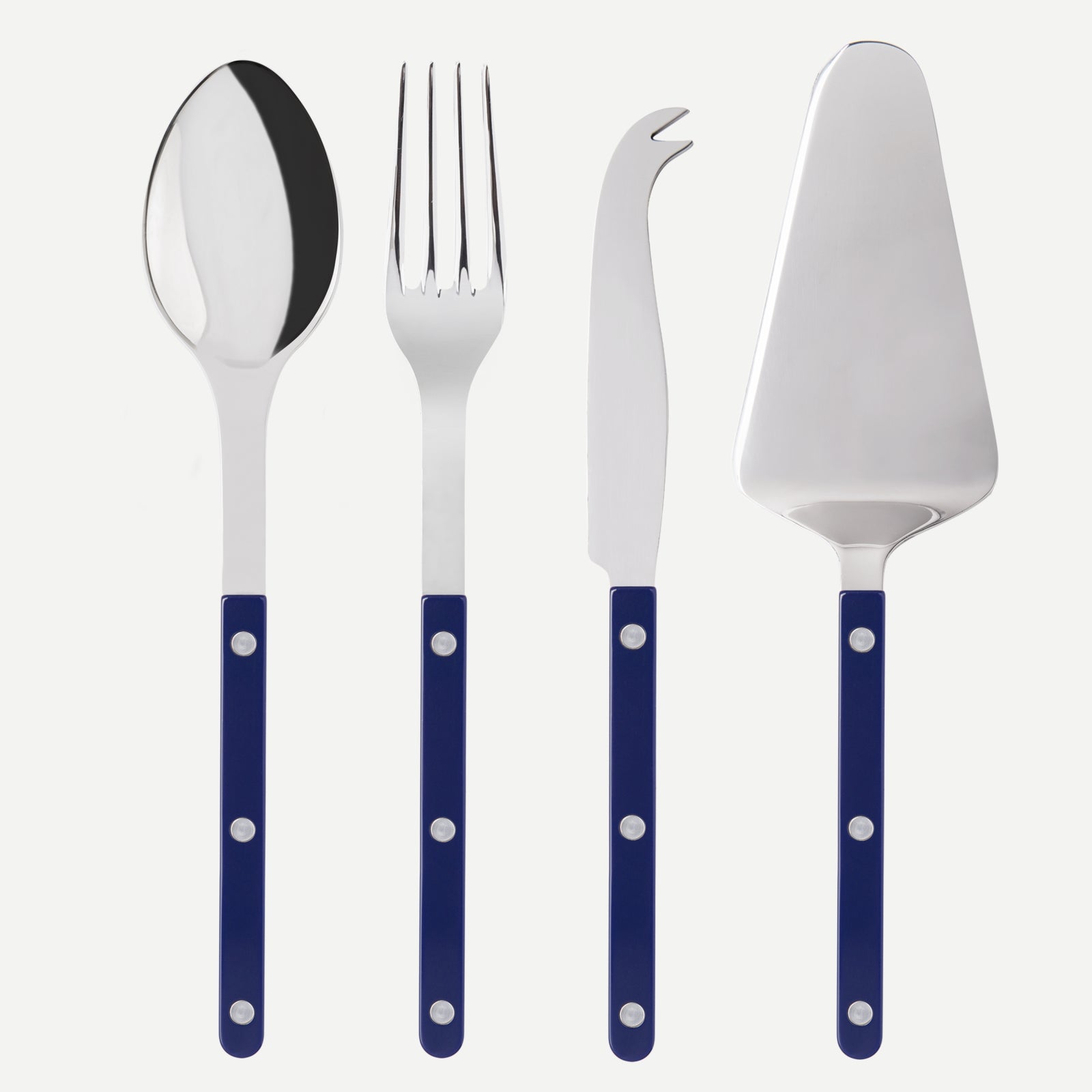 Serving Set Bistrot Solid, Navy blue