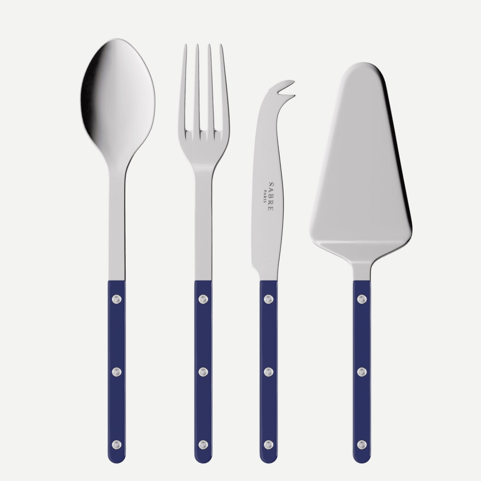 Serving Set Bistrot Solid, Navy blue