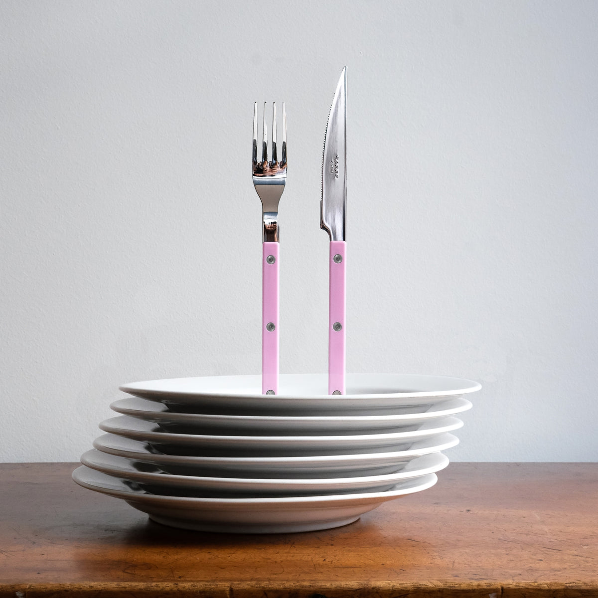 Bistrot couleur Gold Uni, Rose - Petite fourchette