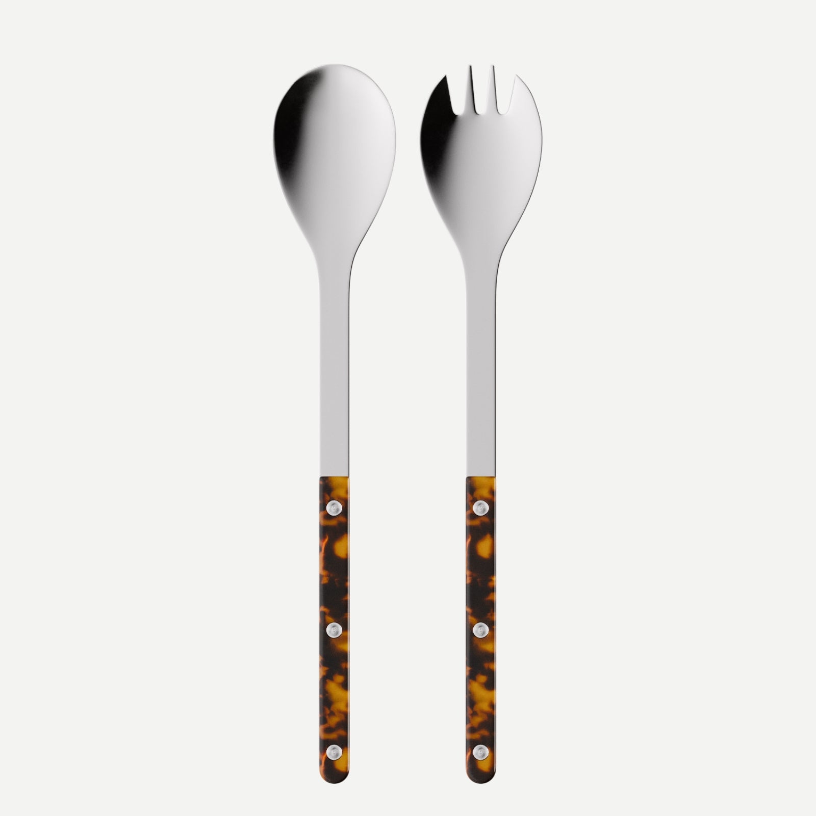 Bistrot Tortoise, Faux Tortoise - Salad cutlery set