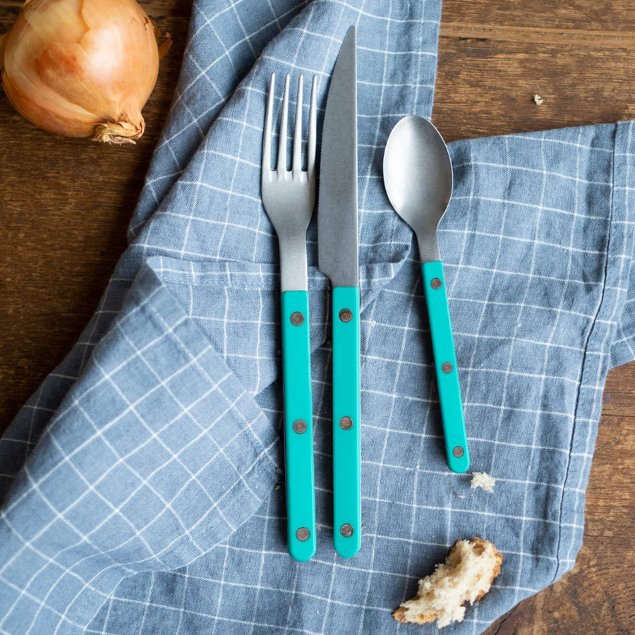 Bistrot Vintage Pearly, Turquoise - Cuillère à soupe