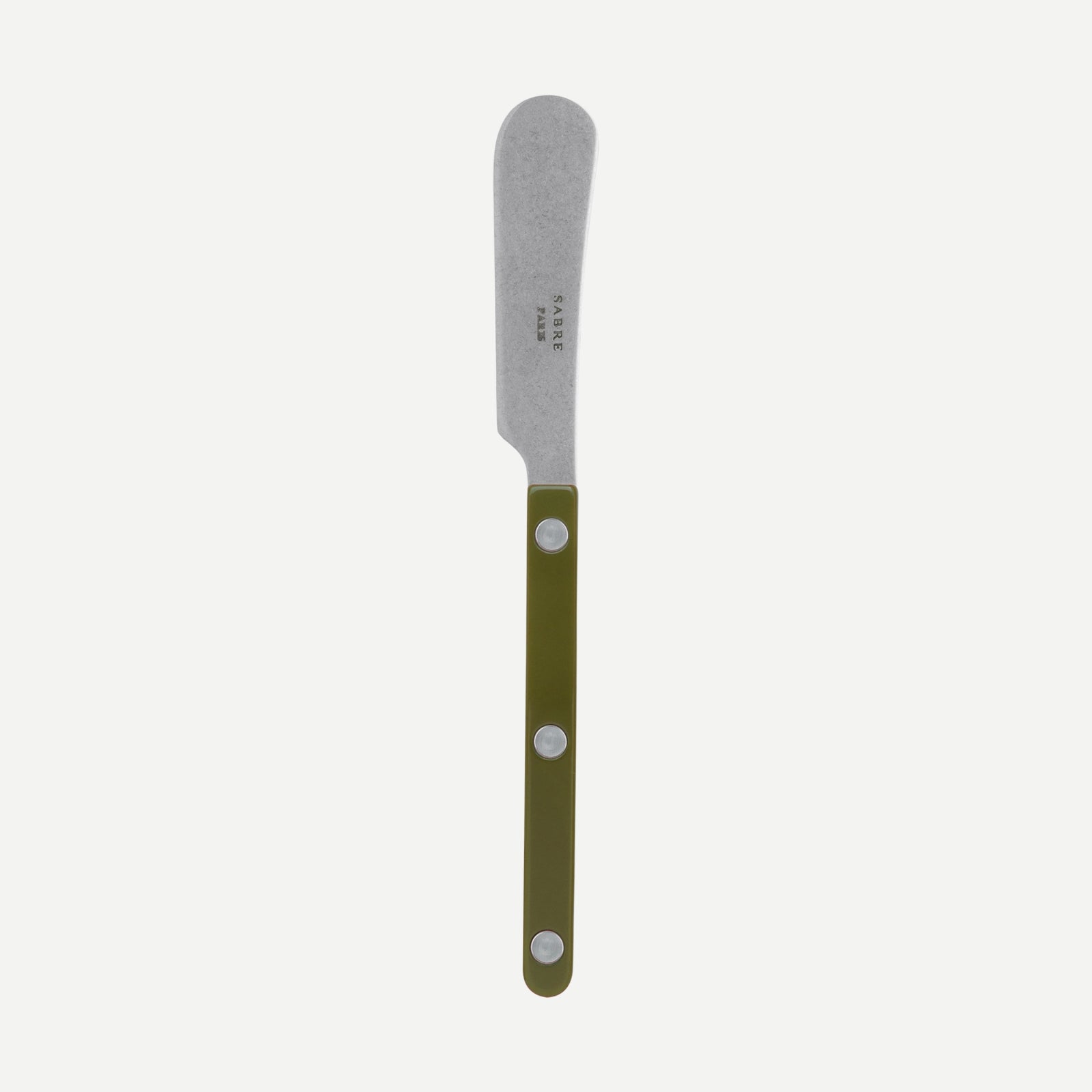 Bistrot Vintage Solid Butter Knife, Green Fern