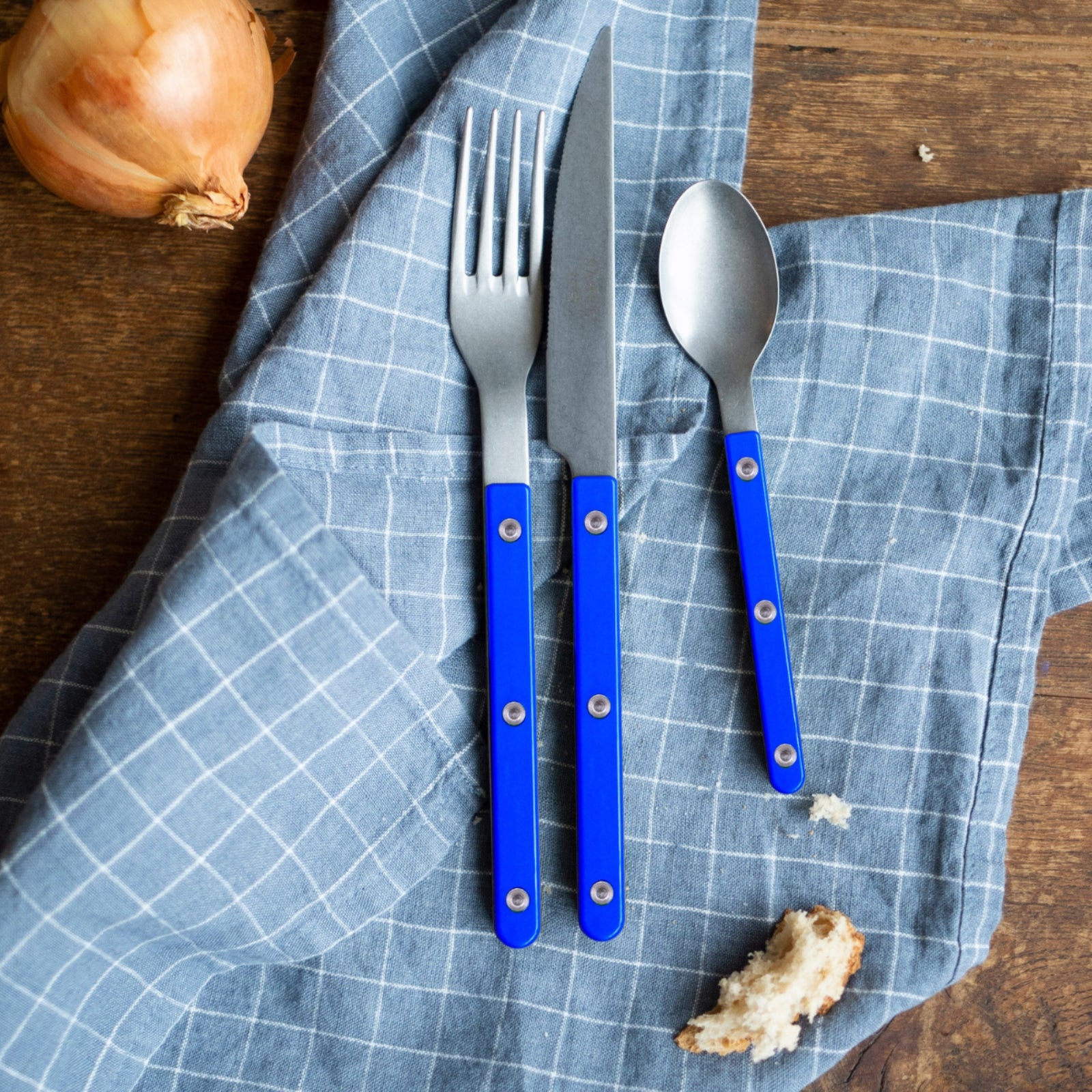 Bistrot Vintage Uni,Bleu outremer
