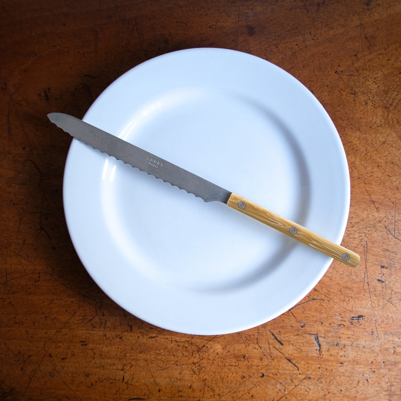 Bistrot Vintage Horn, Faux Horn - Bread knife