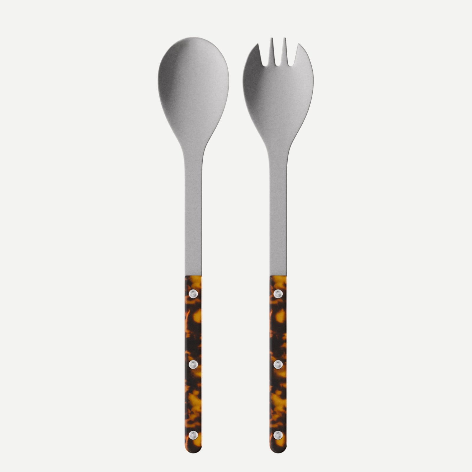 Bistrot Vintage Tortoise, Faux Tortoise - Salad cutlery set