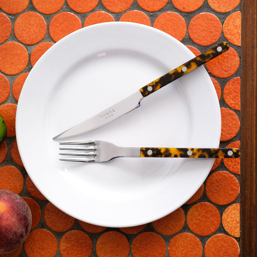 Bistrot Tortue, Effet Écaille - Fourchette de service