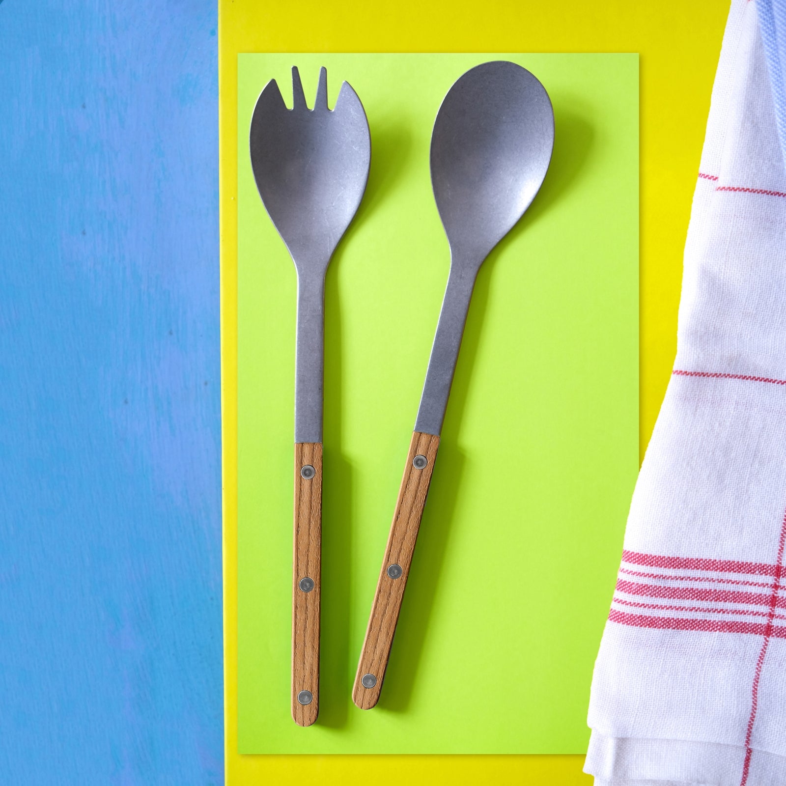 Bistrot Vintage Teak, Teak - Salad cutlery set