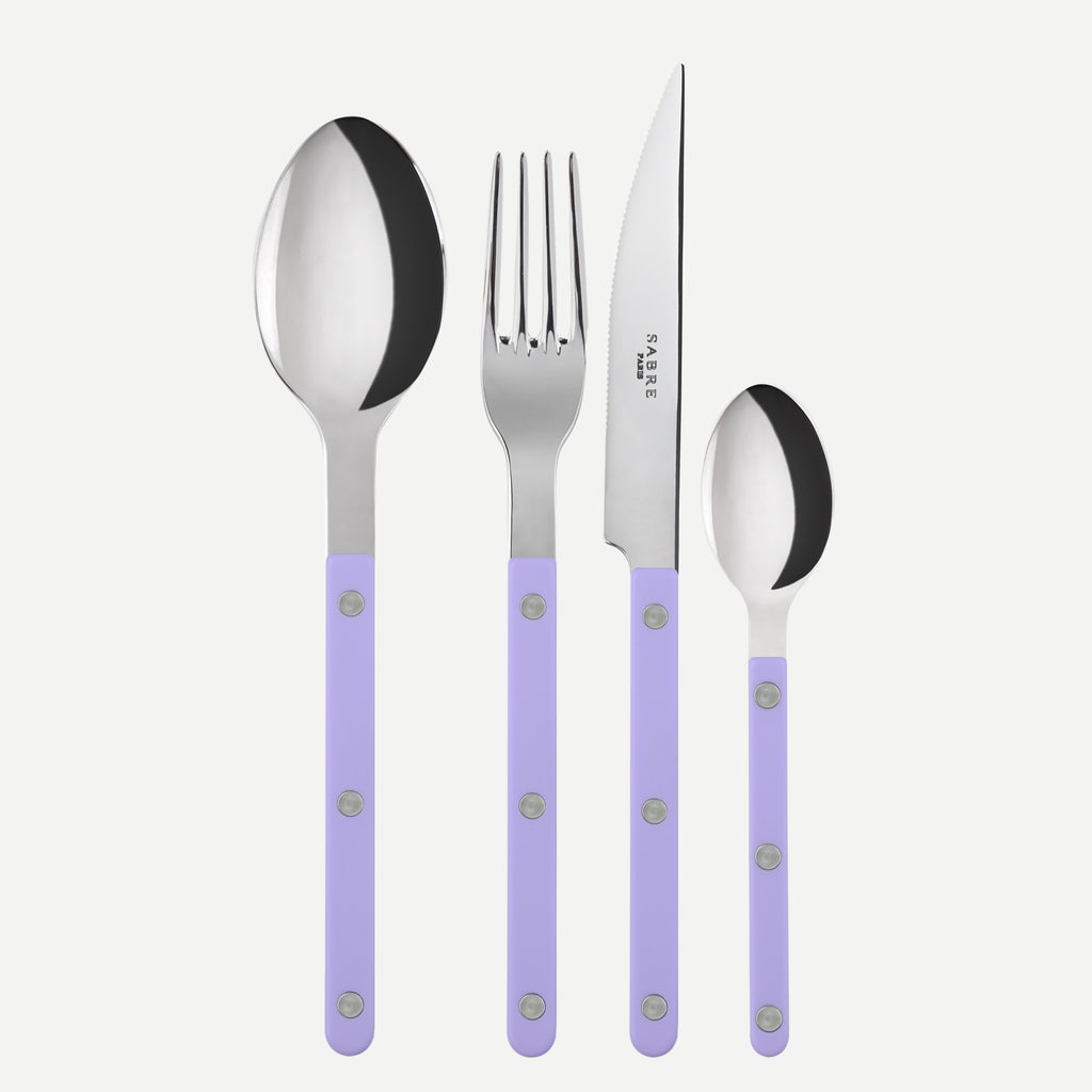 SPECTRUM Steak Cutlery Set, Purple