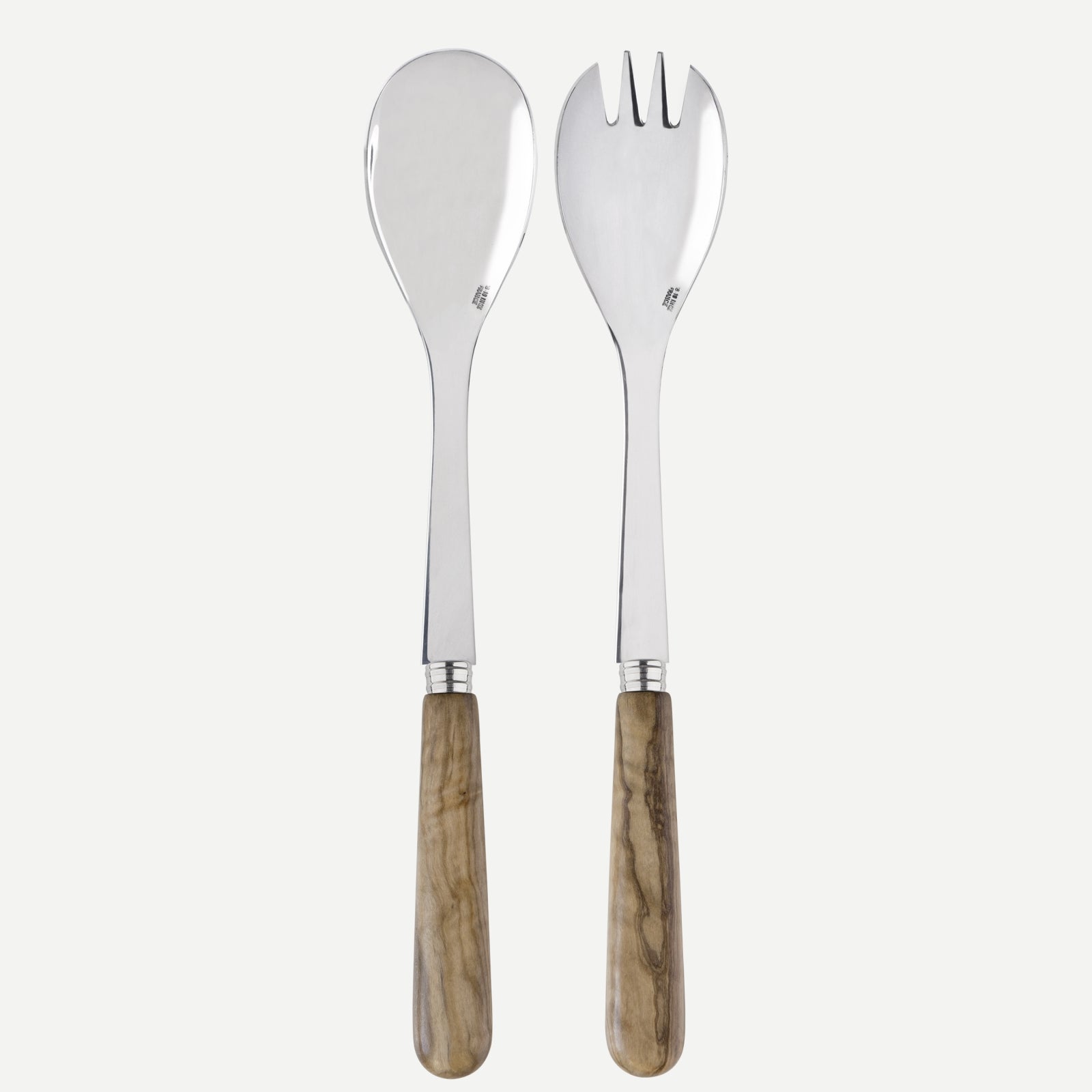 SALAD CUTLERY SET LAVANDOU, OLIVE TREE WOOD