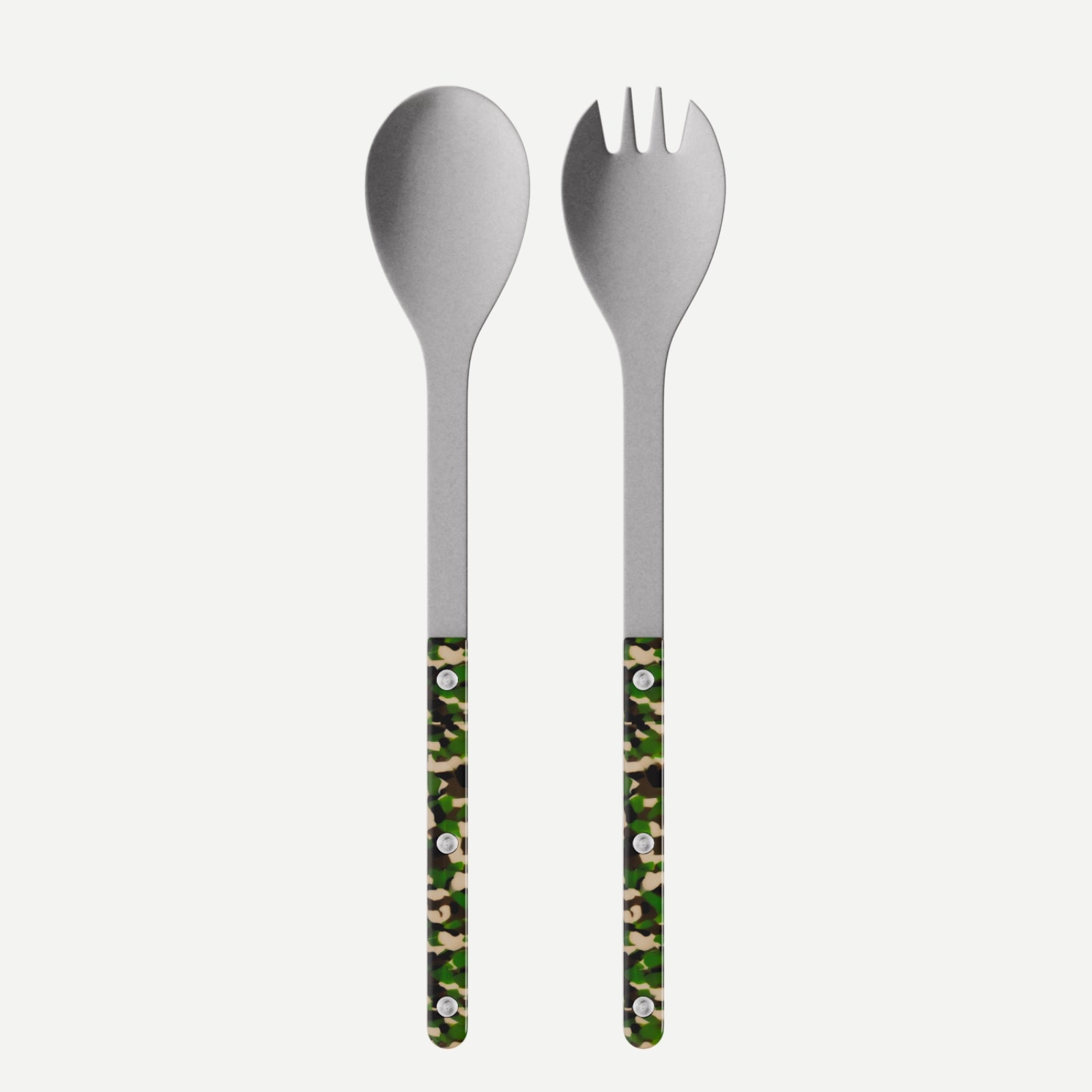 Bistrot Vintage Camouflage, Camouflage - Salad cutlery set