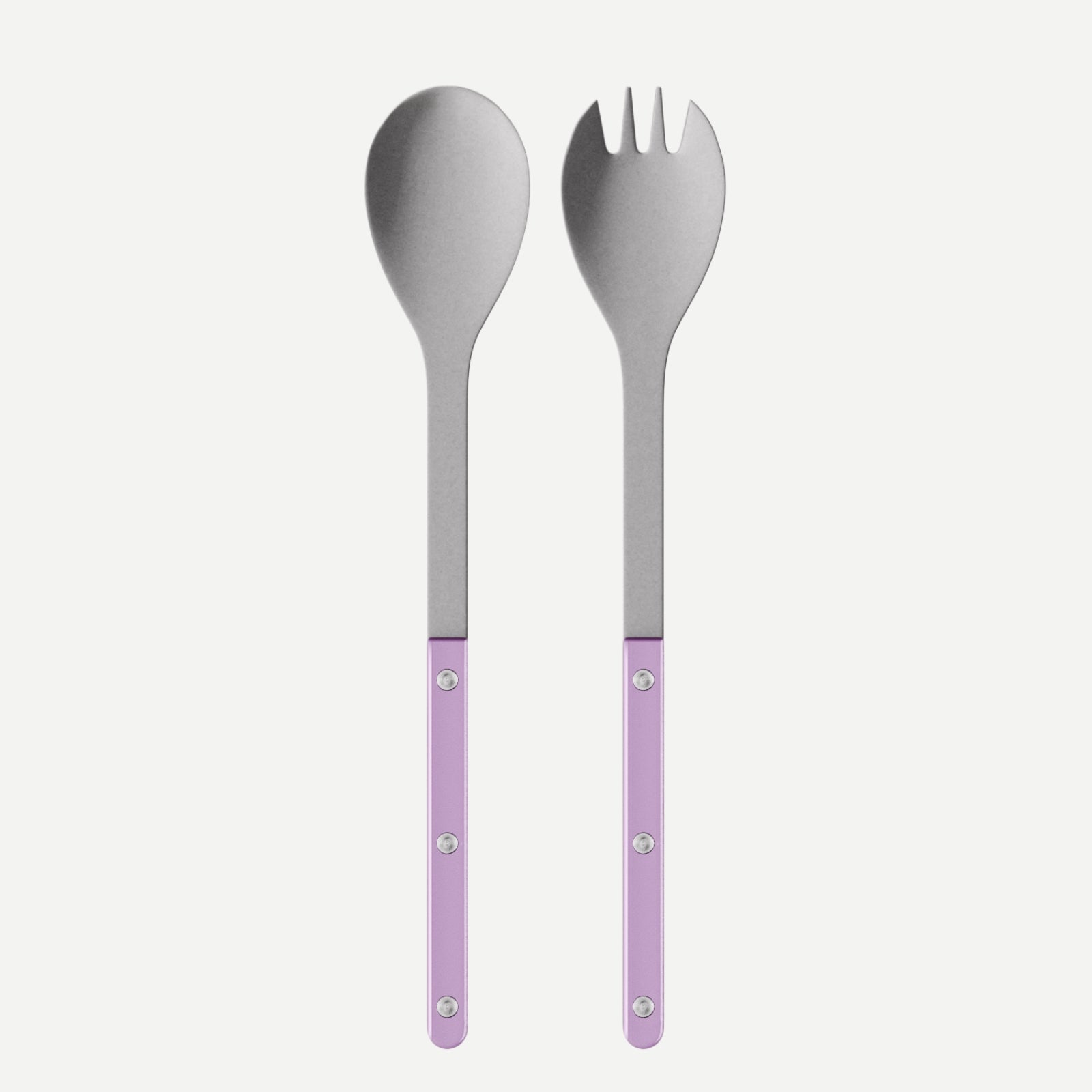 Bistrot Vintage Pearly, Lilac - Salad cutlery set