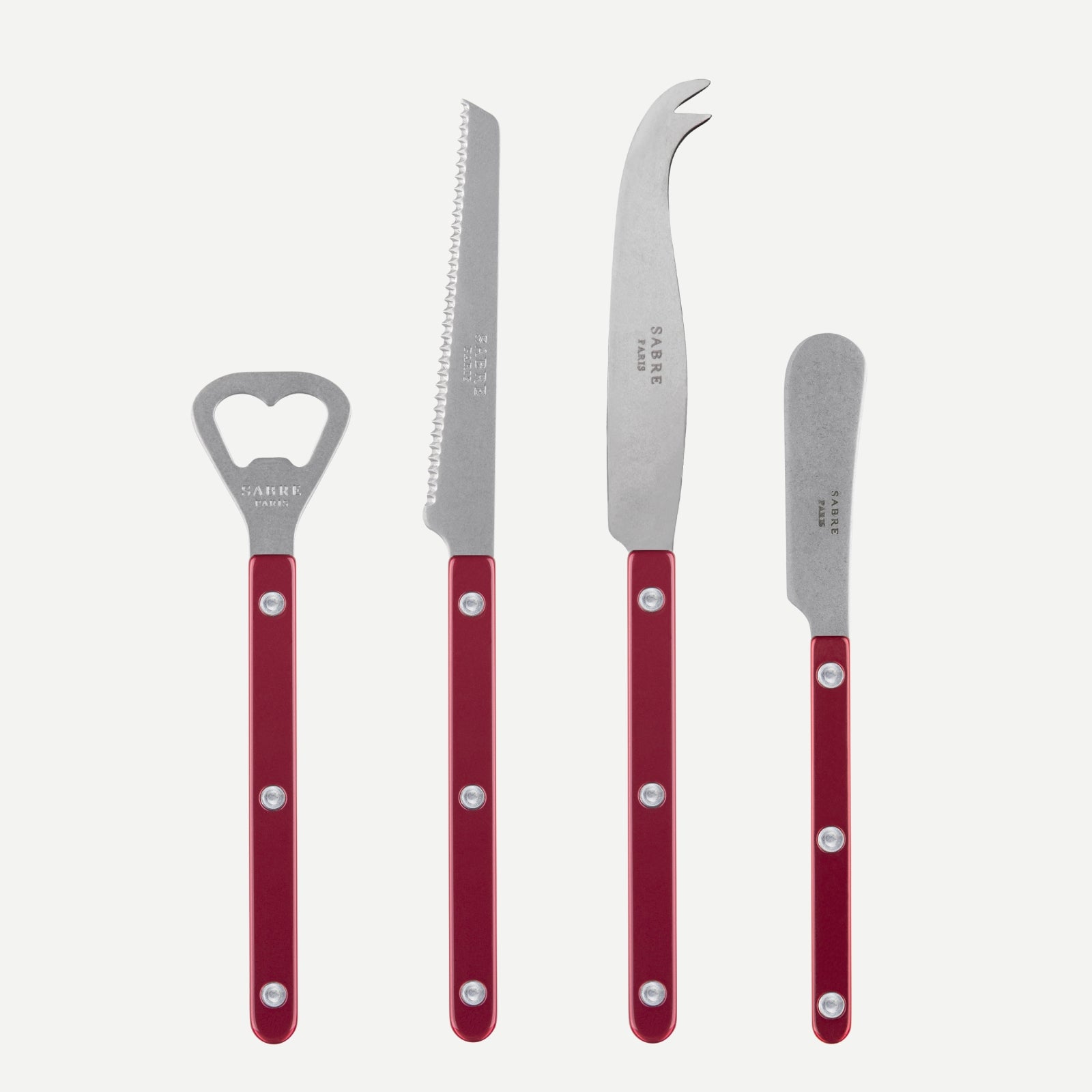Bistrot Aperitif Set, Bistrot Vintage Pearly, Red