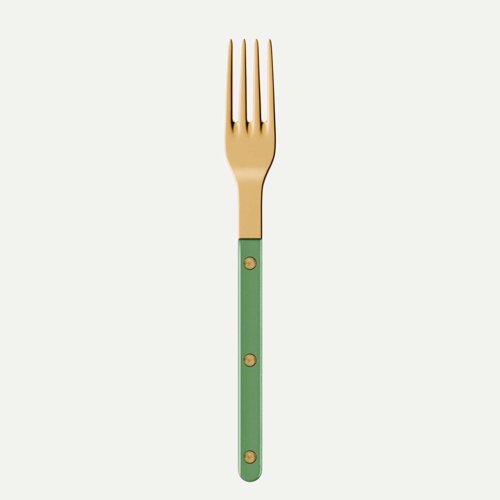 Bistrot Gold Pearly, Garden green - Dinner fork