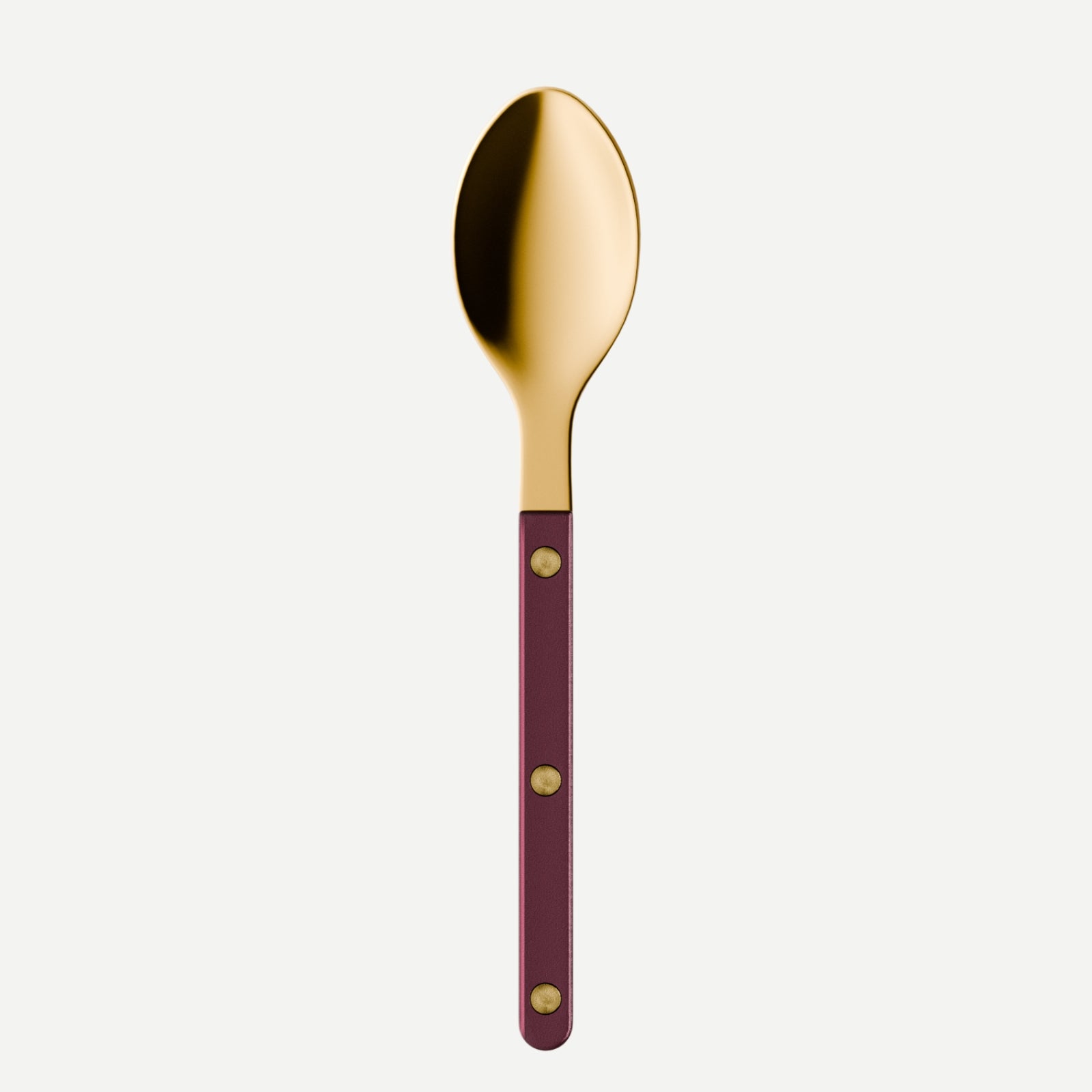 Bistrot Gold Pearly, Aubergine - Teaspoon