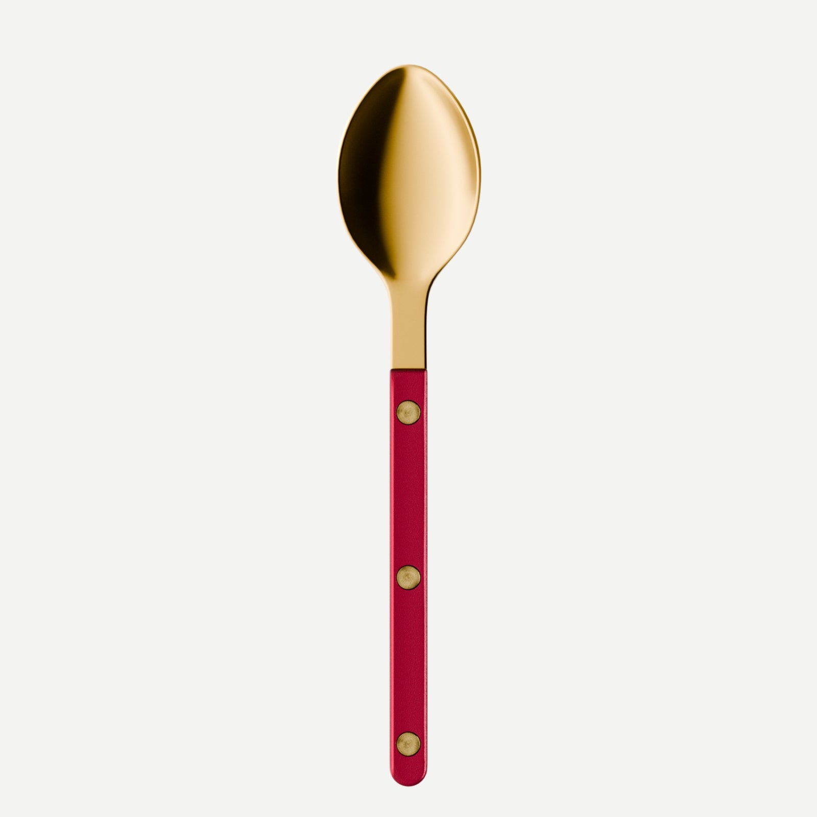 Bistrot Gold Pearly, Red - Dessert spoon