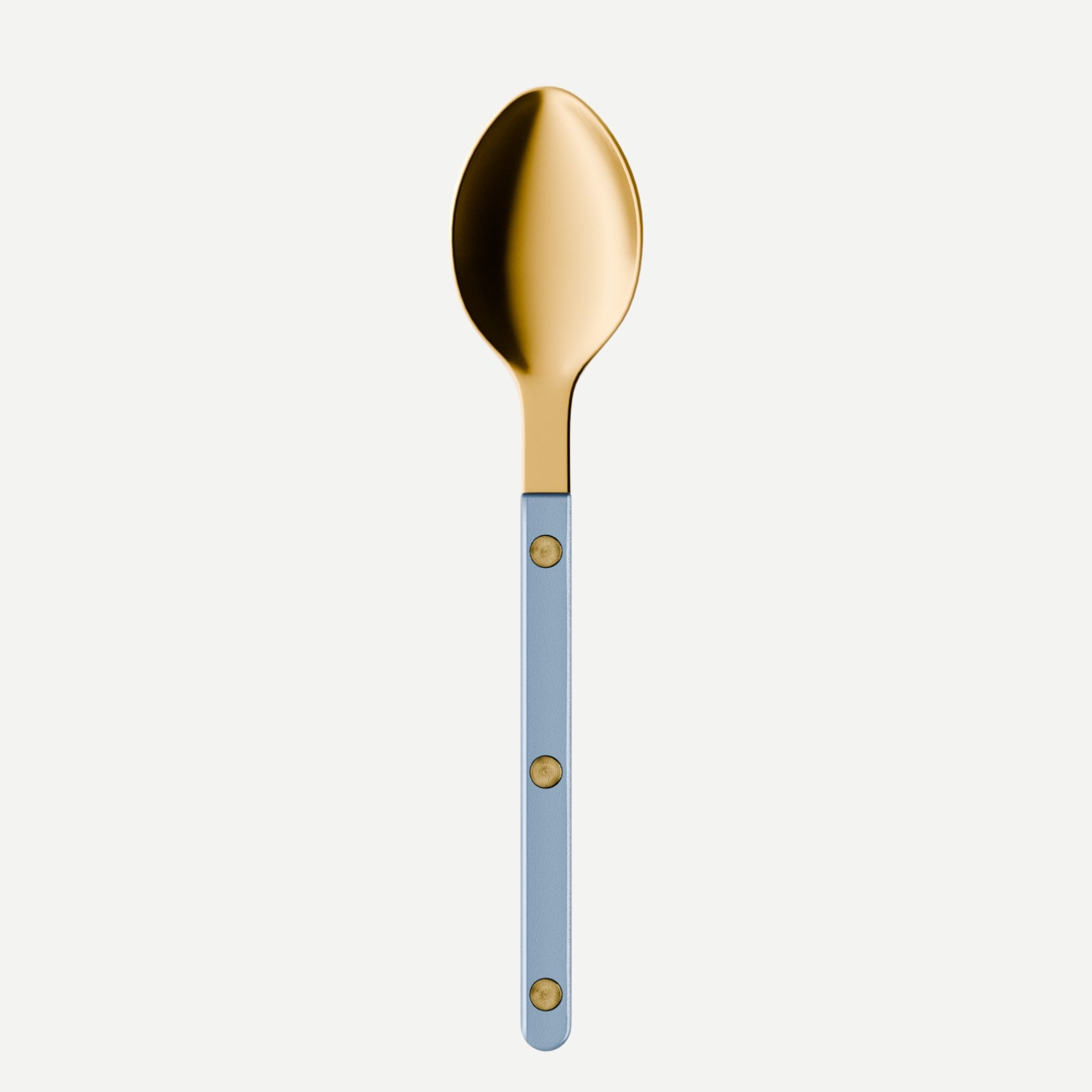 Bistrot Gold Pearly, Light blue - Dessert spoon