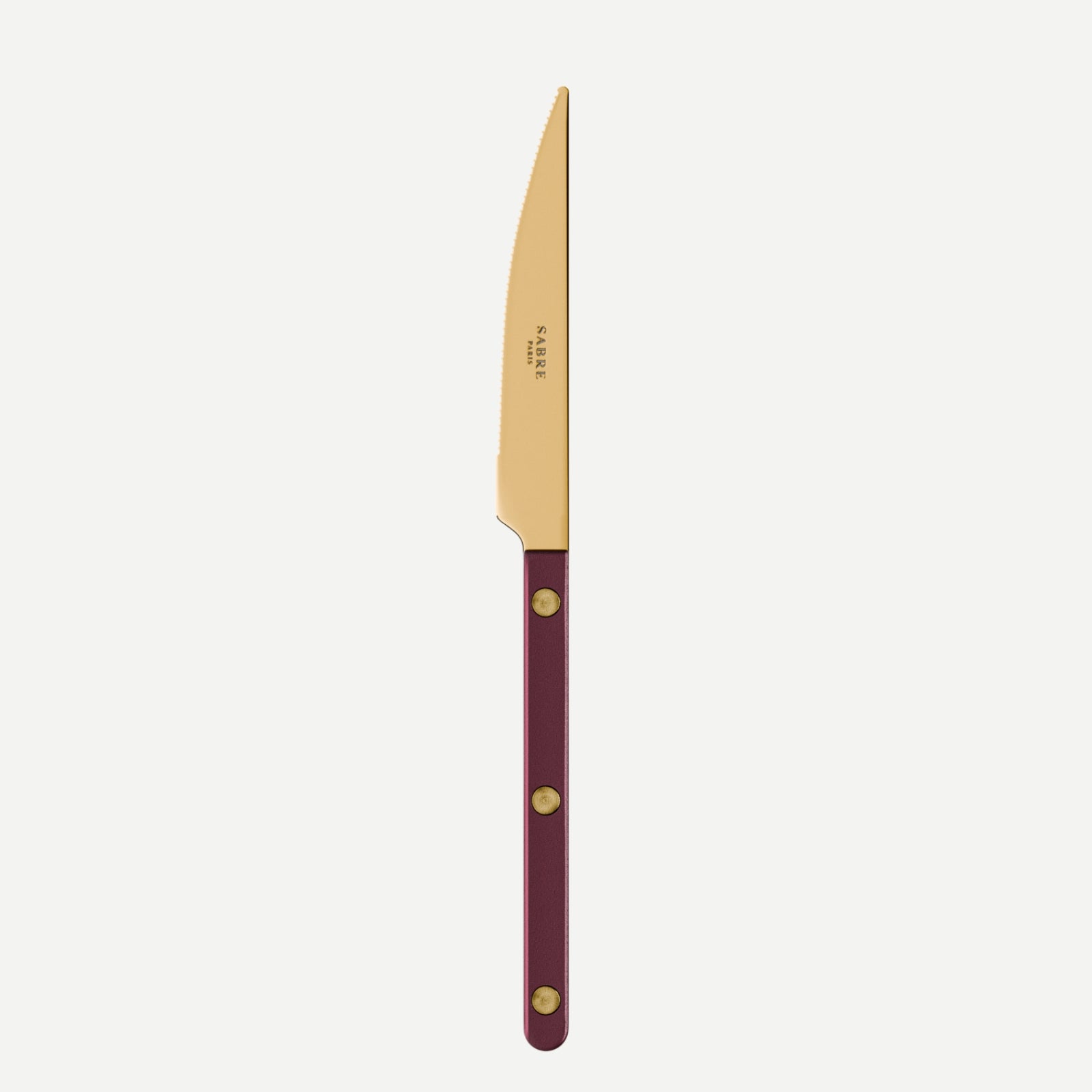 Bistrot Gold Pearly, Aubergine - Dessert knife
