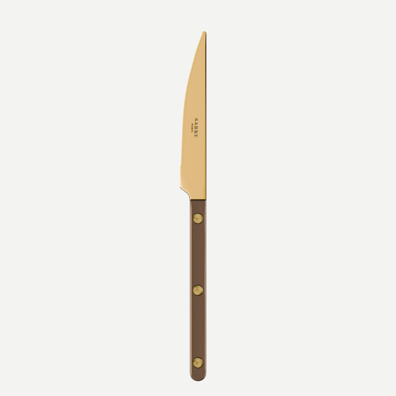 Bistrot Gold Pearly, Brown - Dessert knife
