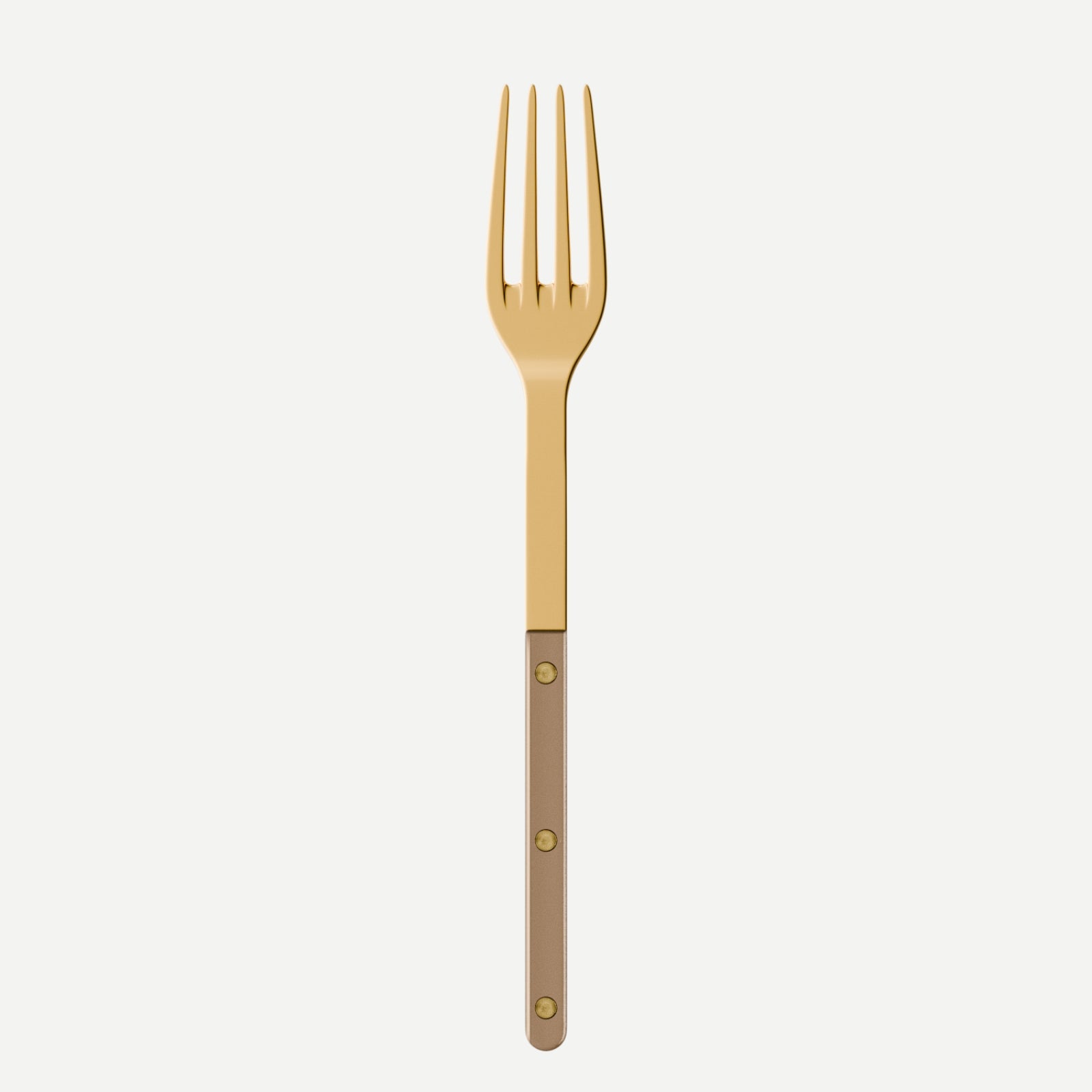 Bistrot Gold Pearly, Caramel - Serving fork