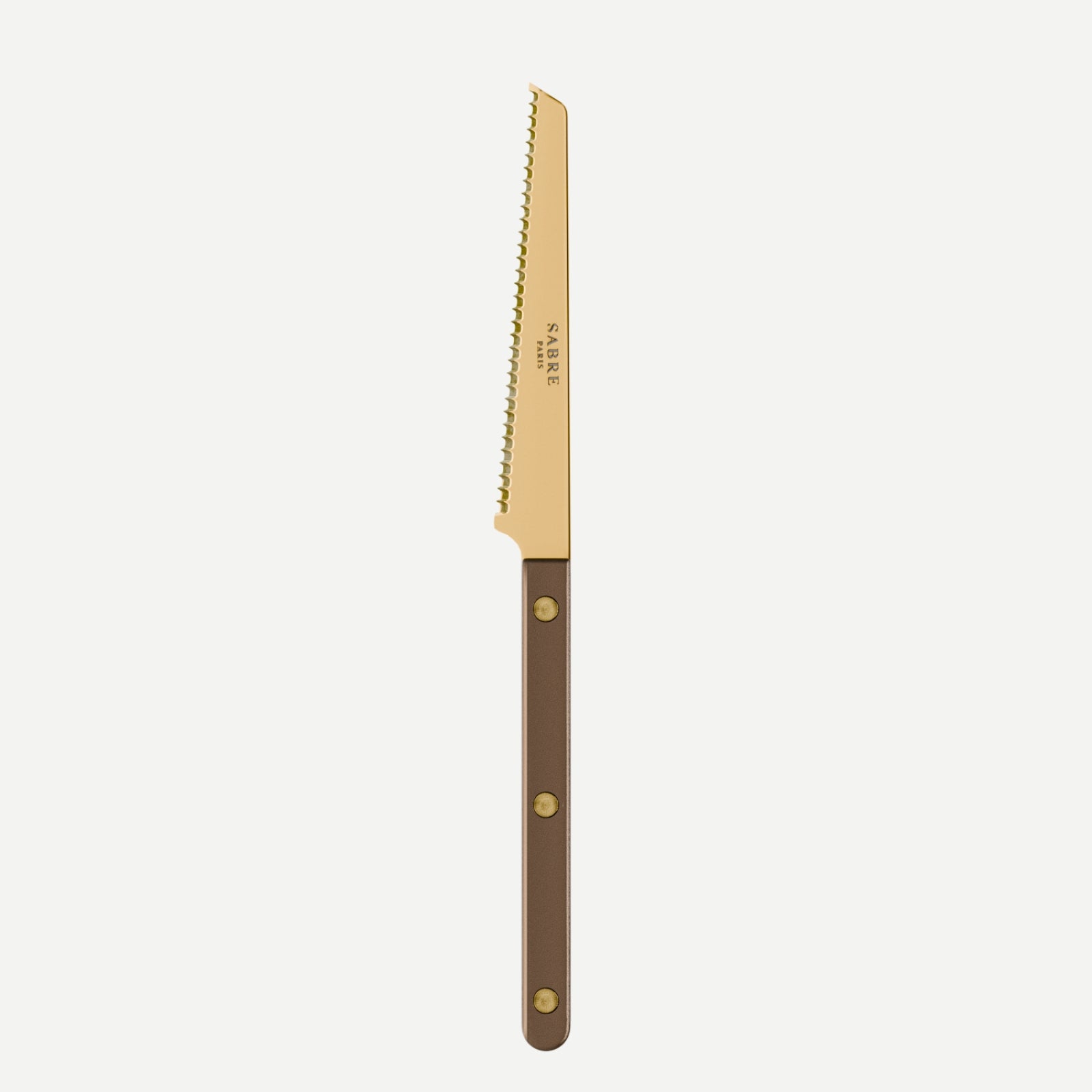 Bistrot Gold Pearly, Brown - Tomato knife