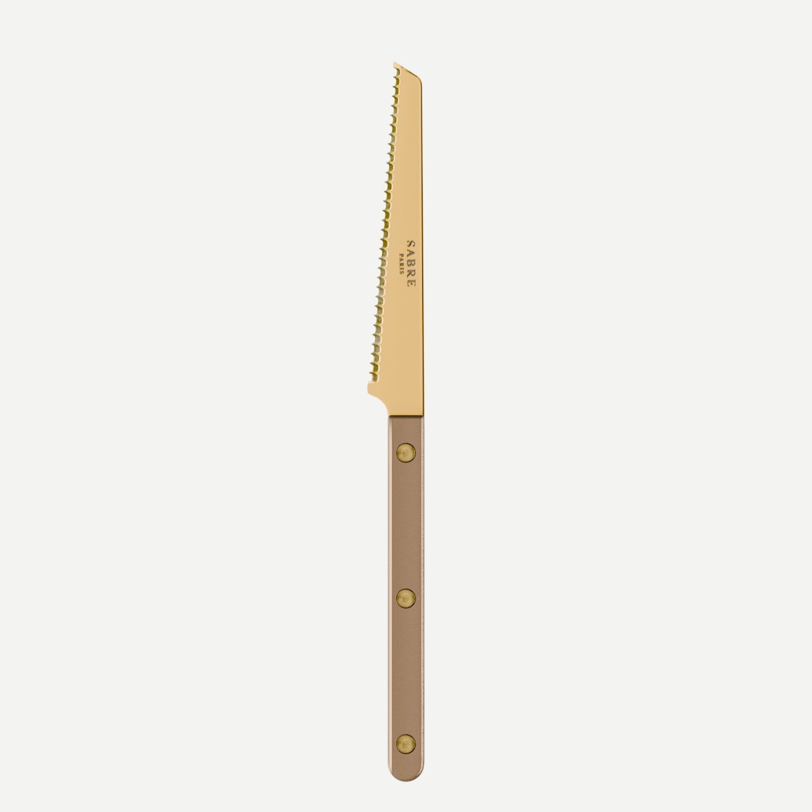 Bistrot Gold Pearly, Caramel - Tomato knife