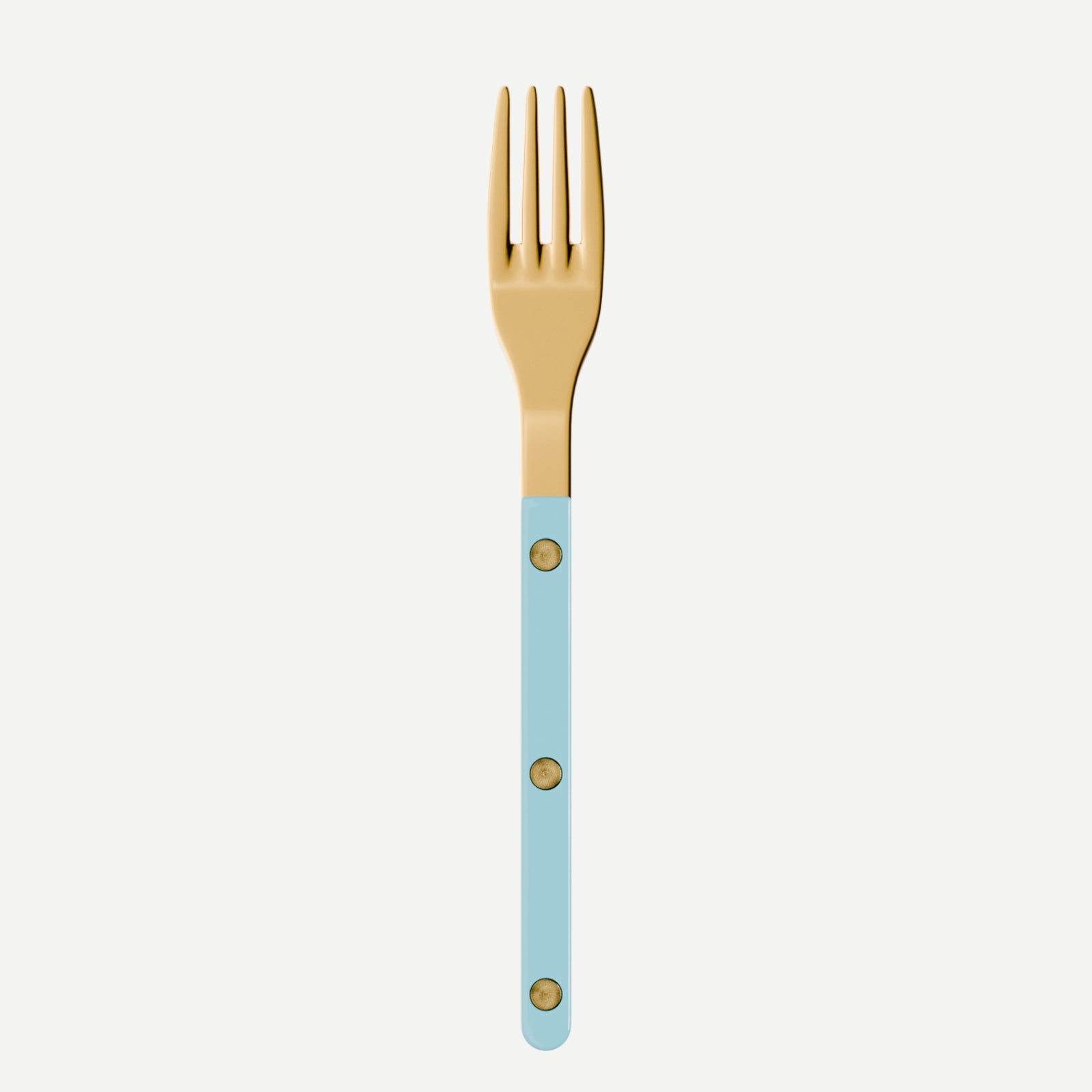 Bistrot Gold Solid, Pastel blue - Salad fork