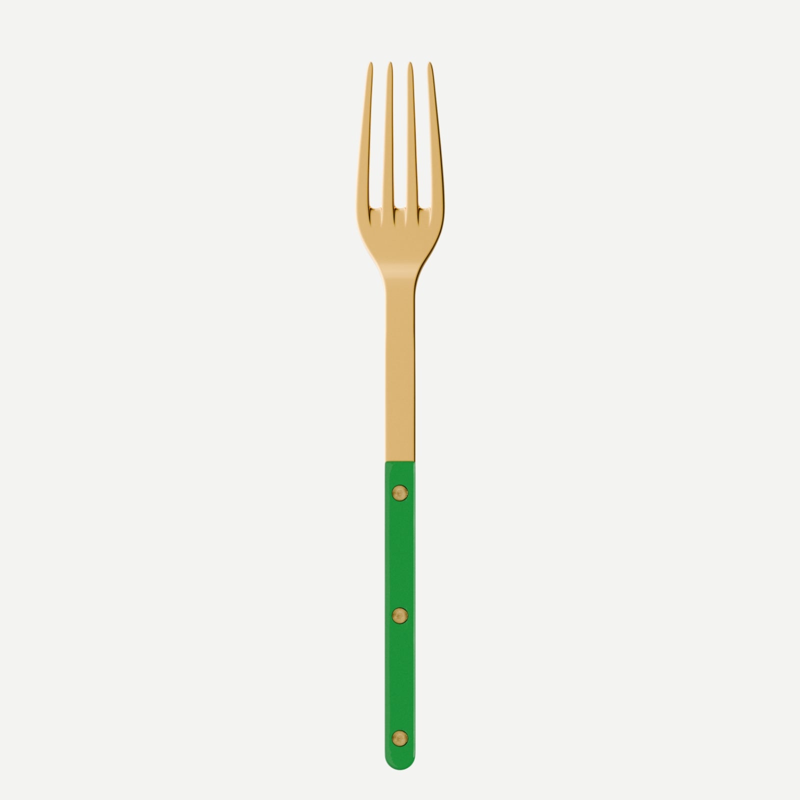 Bistrot Gold Solid, Garden green - Serving fork